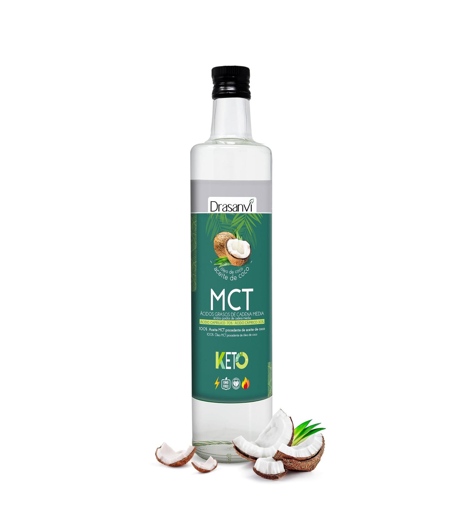DRASANVI MCT Kokosolie 500ml - Buy Online on GoSupps.com