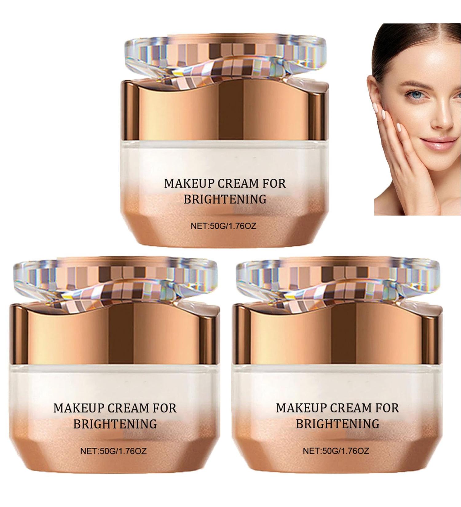 Kekecai Whitening Cream Kekecai Anti-Wrinkle Firming Foundation Niacinamide Lady Plain Face Cream Kekecai Makeup Cream for Lightening Moisturizing and Whitening Skin (3pcs) - Buy Online on GoSupps.com