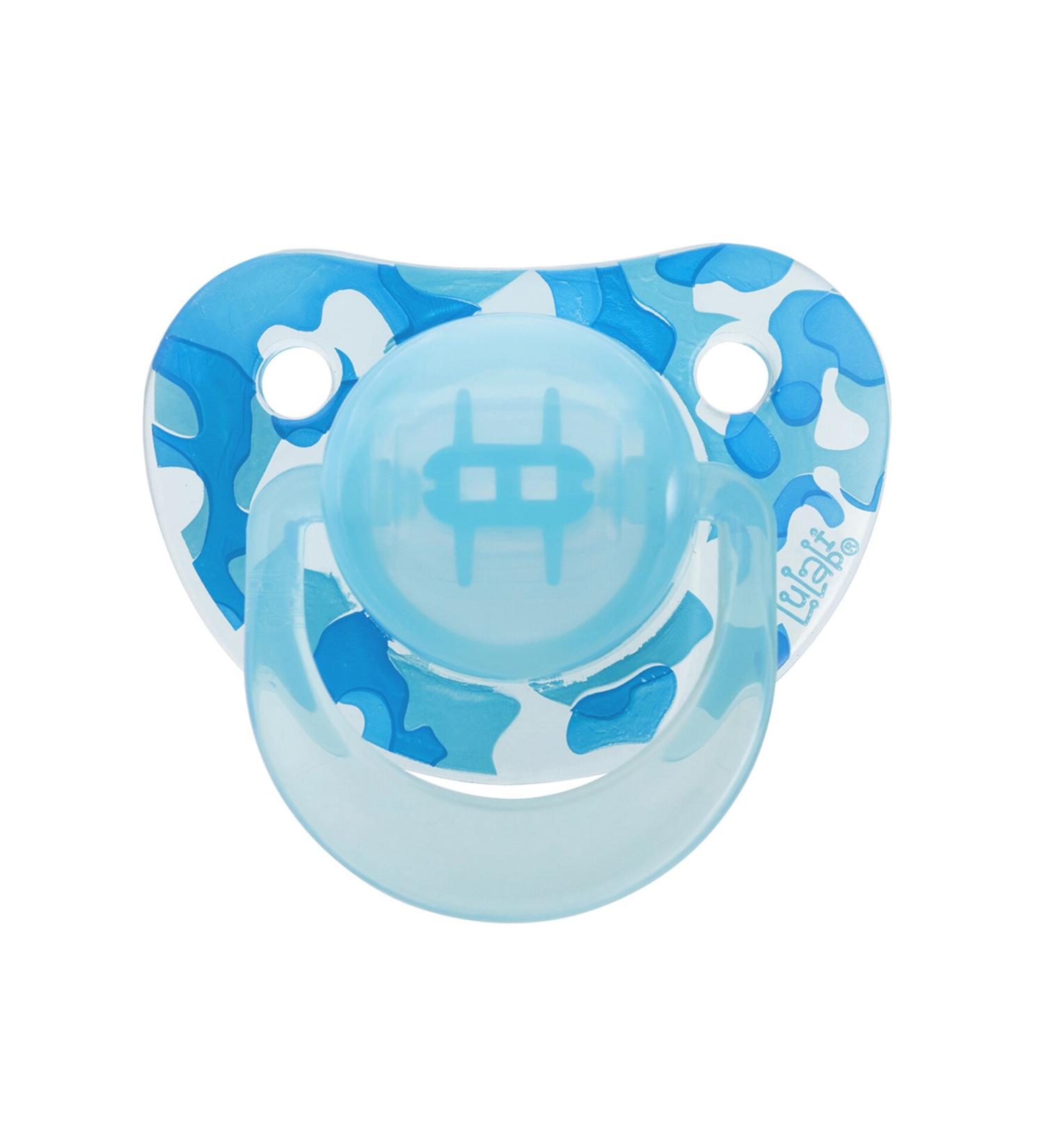 Lulabi Silicone Pacifier for 6 Months - Light Blue | Safe & Comfortable Baby Soother | International Shipping Available - Buy Online on GoSupps.com