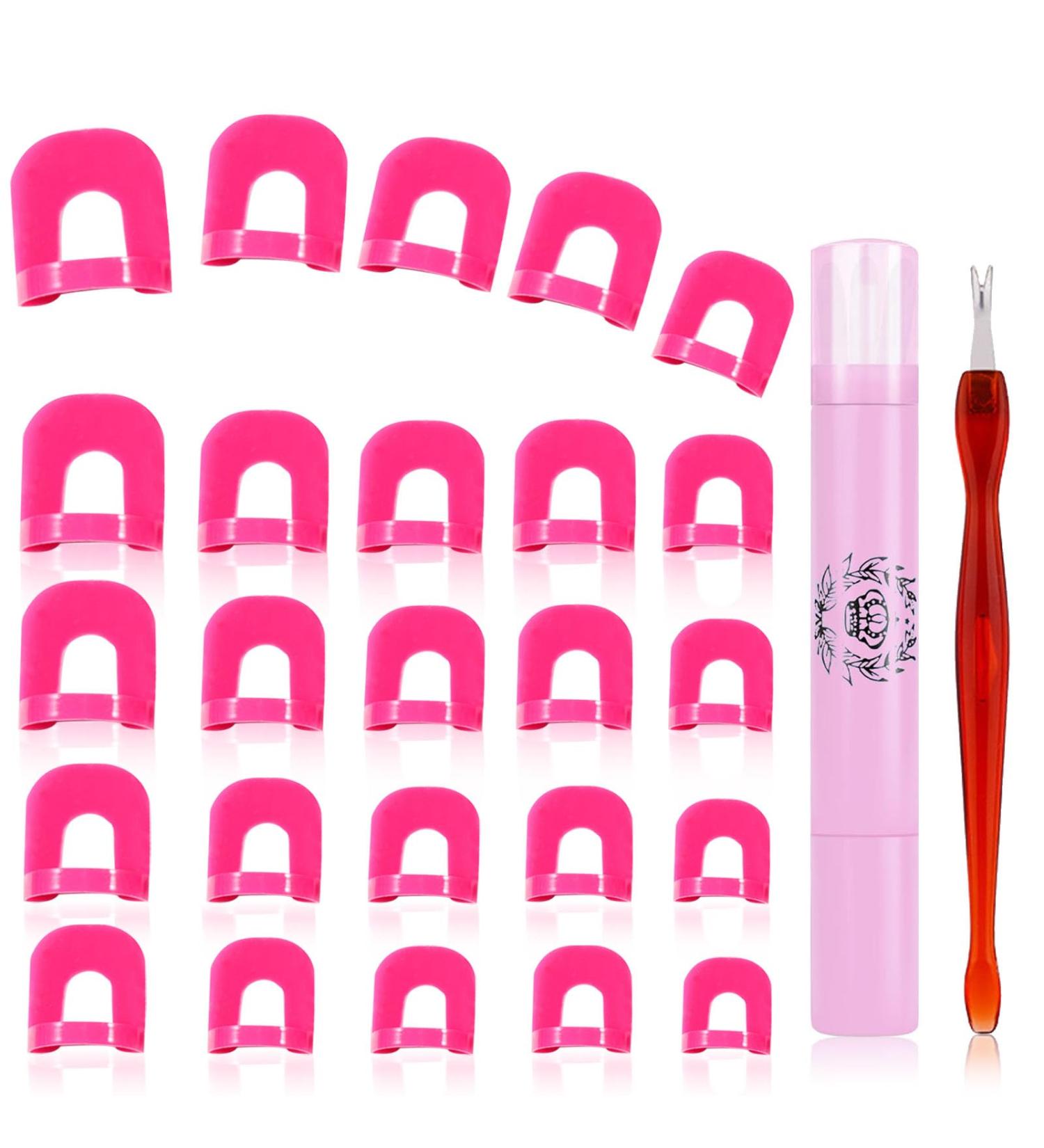 28pcs Nail Stencils & Nail Art Pens | Perfect for Creative Nail Designs & Easy Polish Removal - Buy Online on GoSupps.com