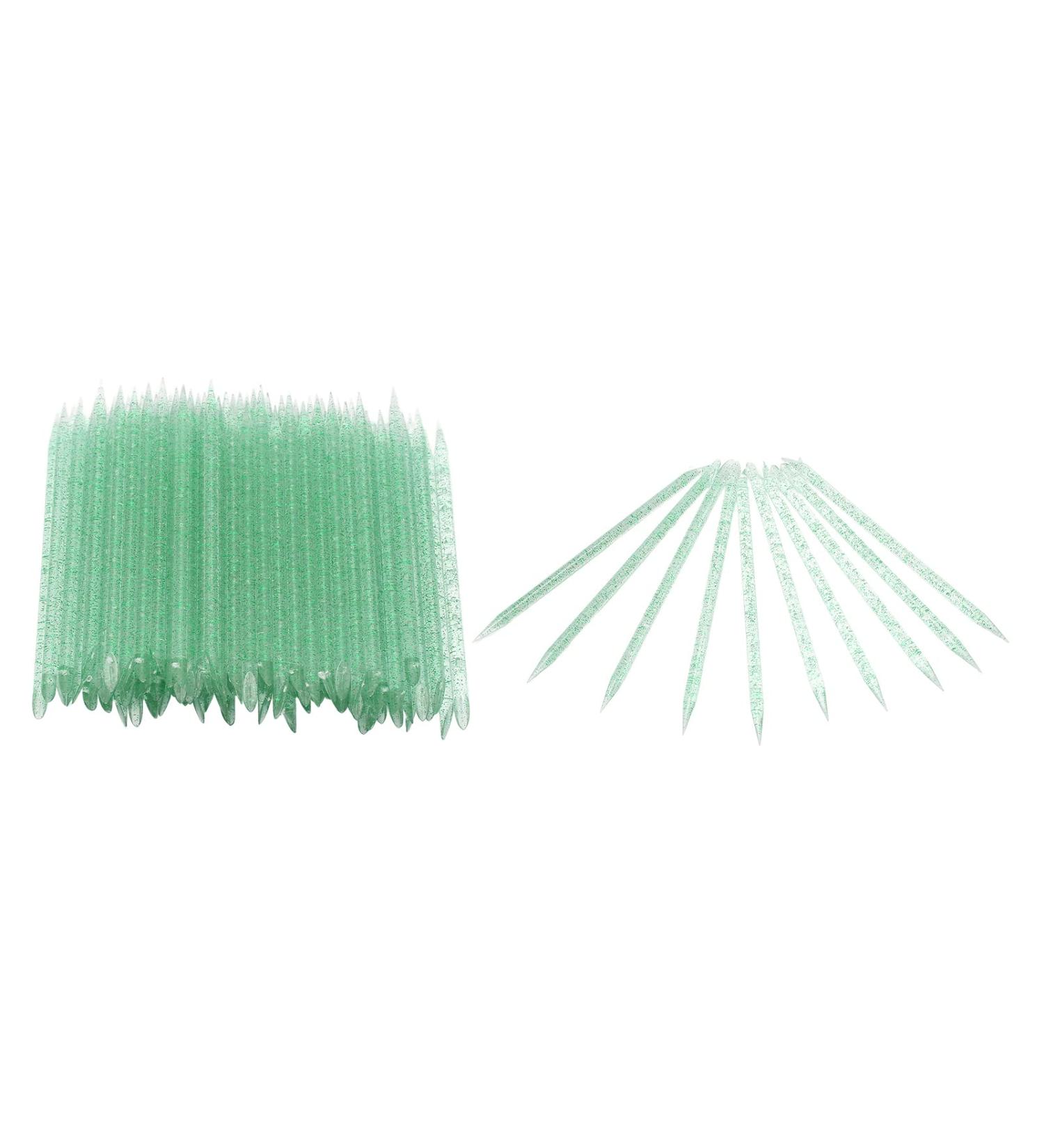 Cuticle Manicure Pedicure Stick Disposable Nail Stick Nail Cleaning for Nail Techniques for Home Use for Nail Salon(green) - Buy Online on GoSupps.com