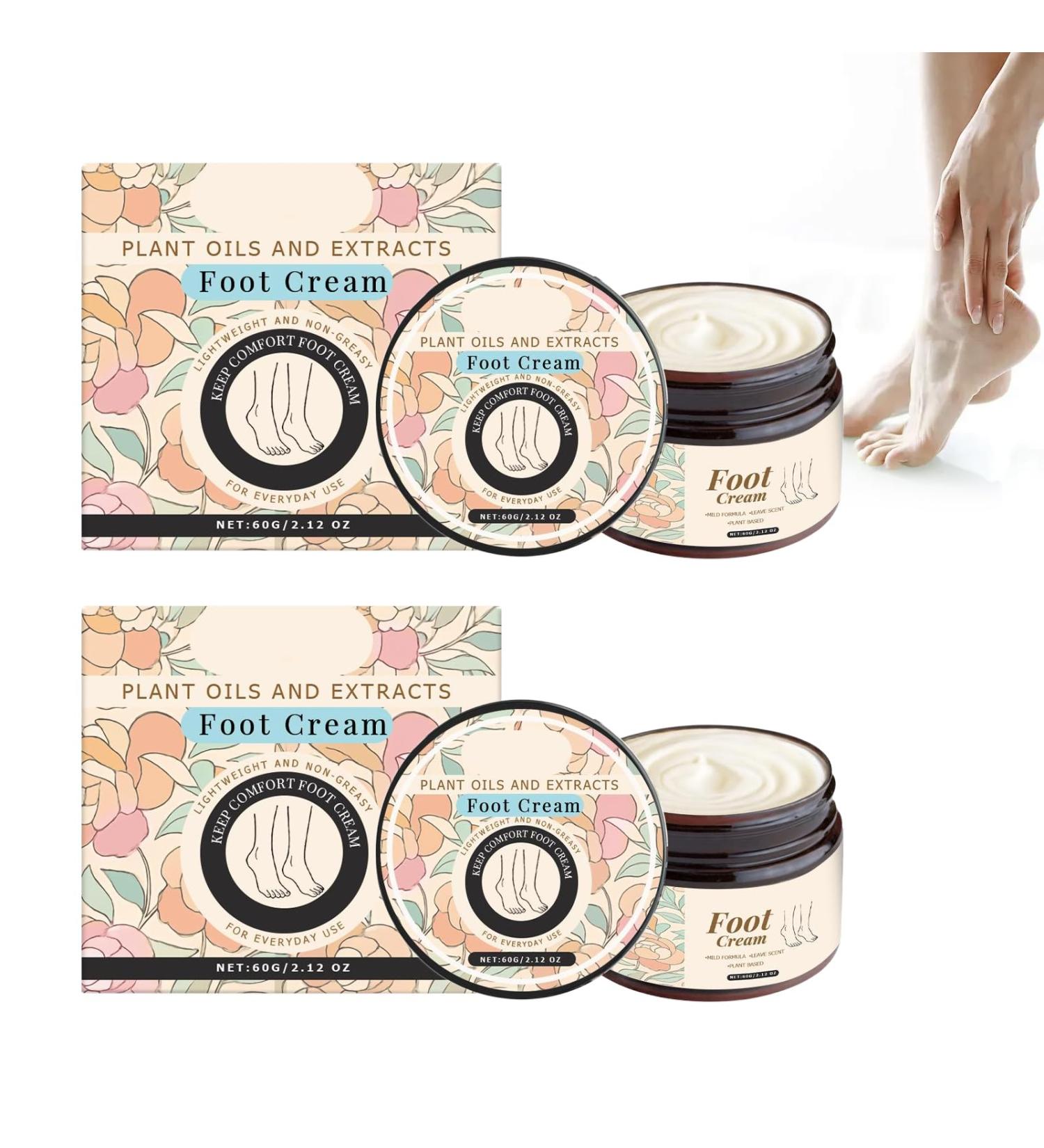 Bploar Foot cream 2 pieces care and moisture for cracked and dry feet quickly absorbed for supple soft skin ideal for daily use in the evening or after showering - Buy Online on GoSupps.com