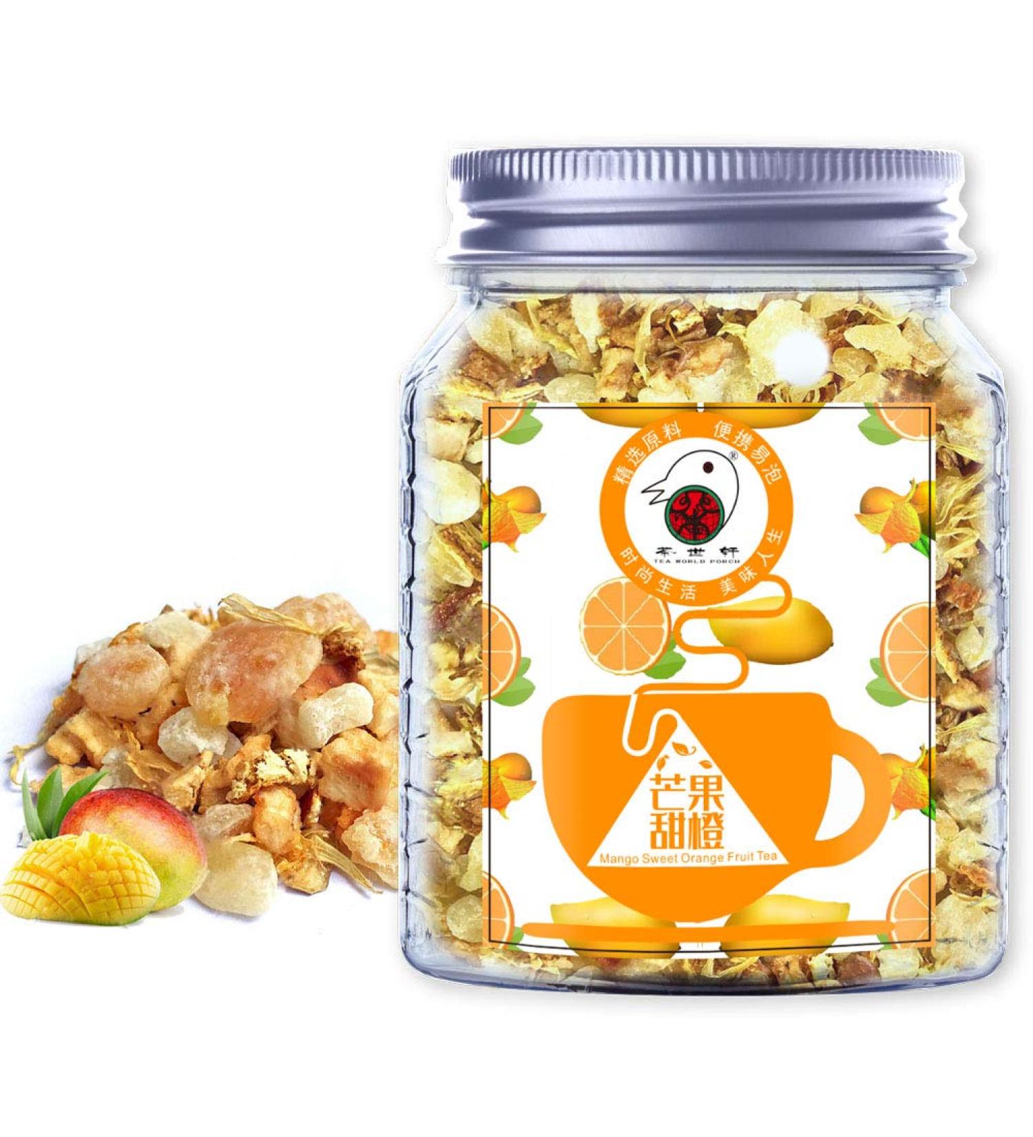 Buy Plant Poison Mango Sweet Orange Fruit Tea - 70g | Delicious Hot & Iced Tea Bags with Mango Apple Pineapple & More | International Shipping Available - Buy Online on GoSupps.com