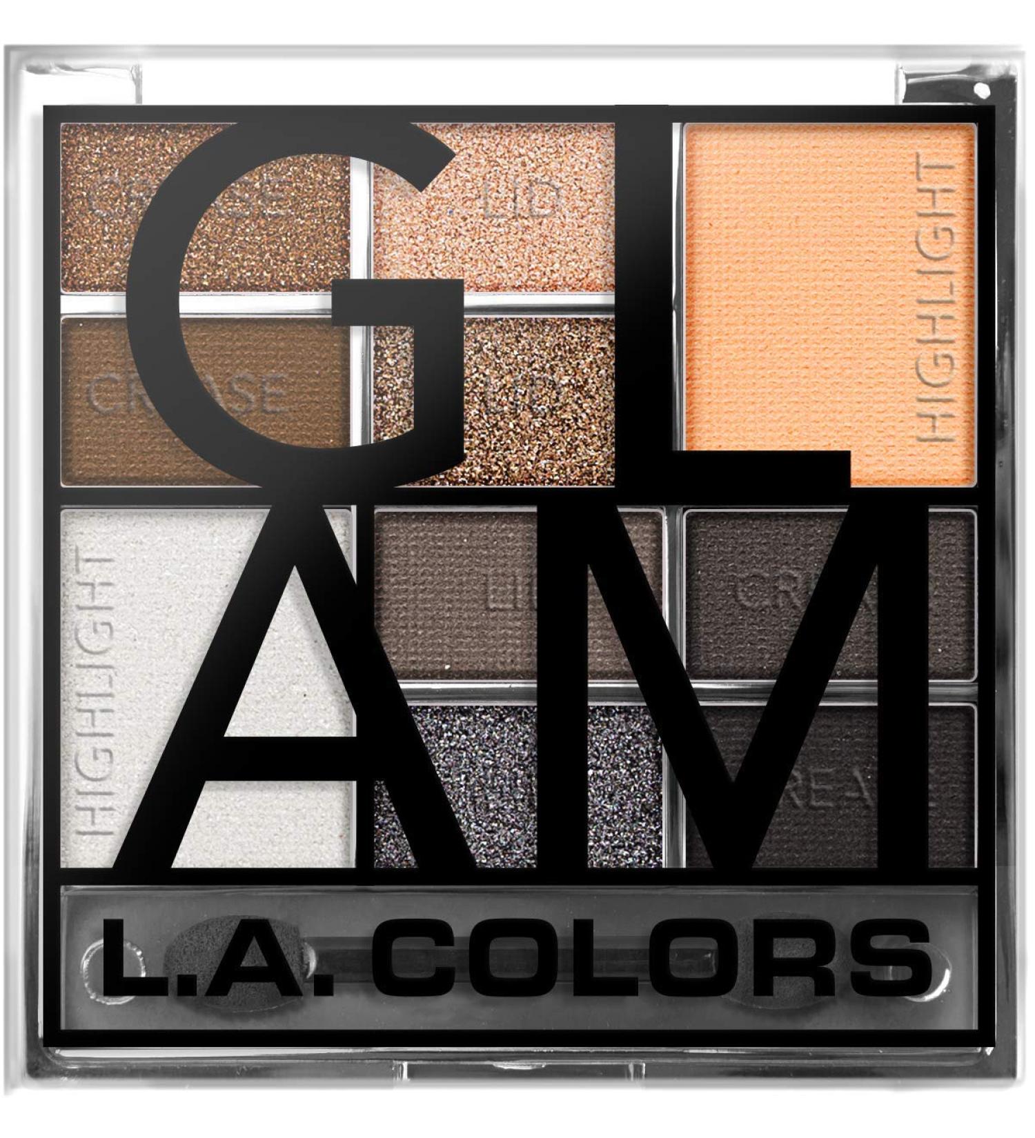 L.A. COLORS Color Block Eyeshadow Palette - Glam | Shop Now - Buy Online on GoSupps.com