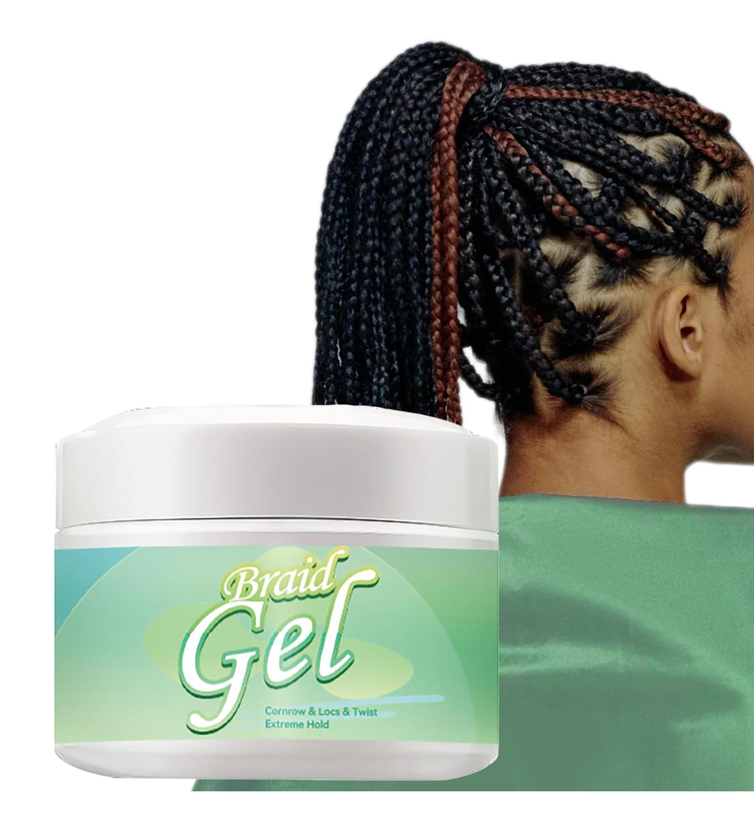 VolksRose Braid Gel - Extreme Hold for Cornrows Locs & Twists | Smooths Frizz & Provides High Shine | 8.8oz Green - Buy Online on GoSupps.com