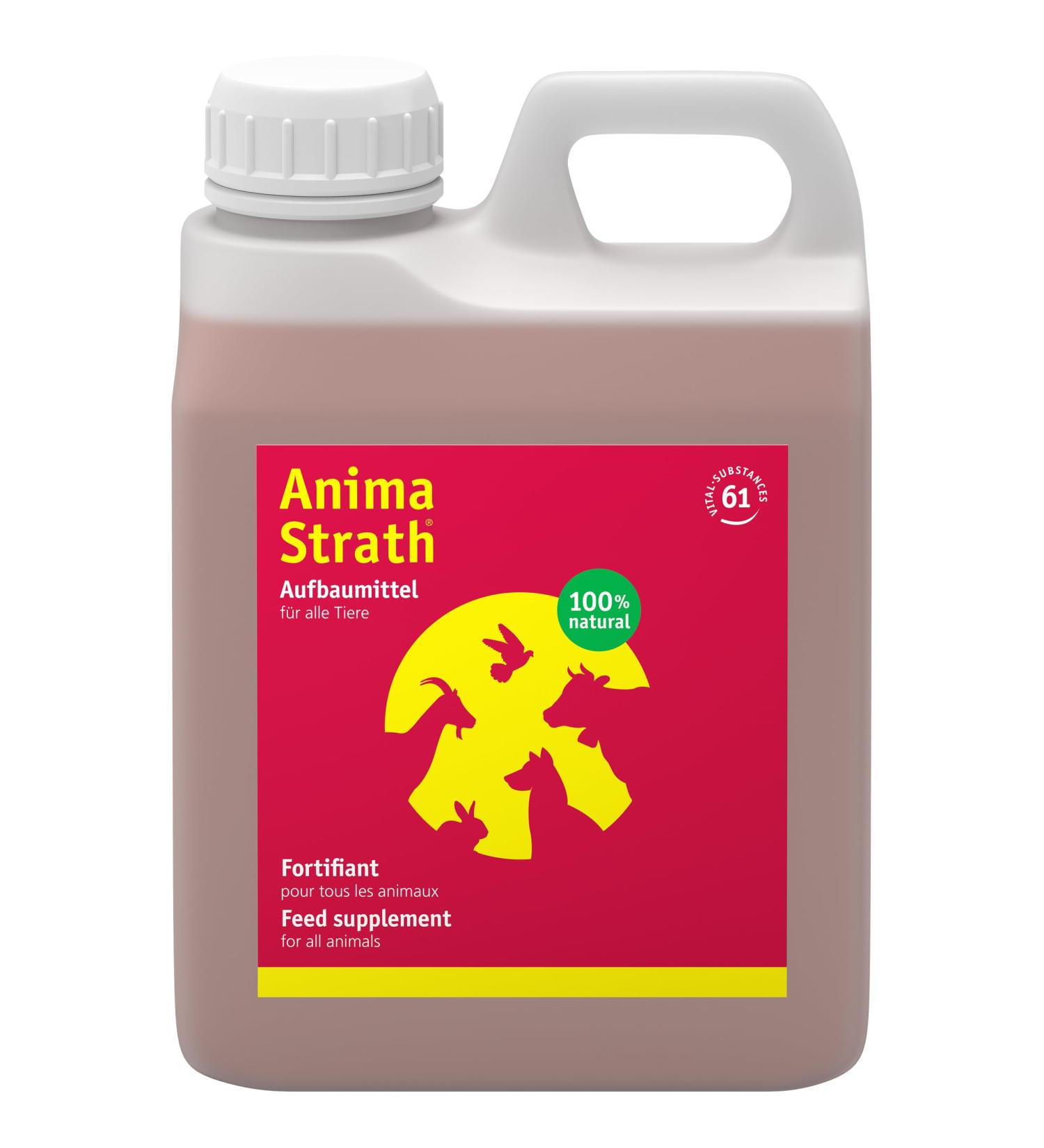 ANIMA-STRATH Fortifying and Natural Liquid Food Supplement for Dogs and Cats - Support for immunity and digestion with 61 Micronutrients Vitamins Minerals Amino Acids - Buy Online on GoSupps.com