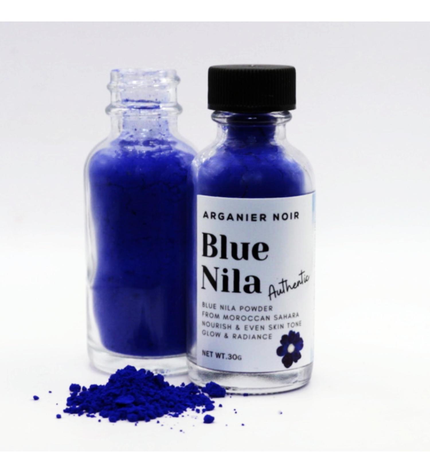 Buy Pure Moroccan Blue Nila Powder for Glowing Skin - International Shipping Available - Buy Online on GoSupps.com