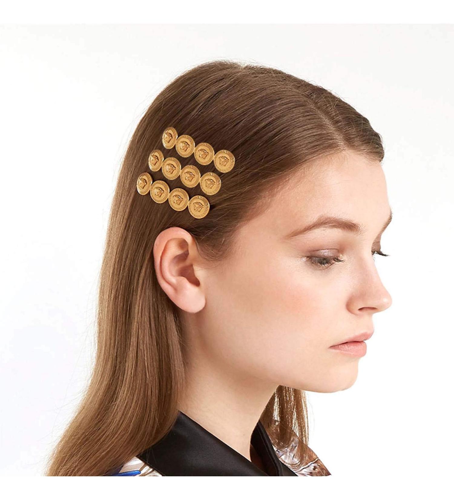Kakaco Vintage Coin Bobby Hair Clips (Pack of 3) - Gold Hair Accessories for Women and Girls - Buy Online on GoSupps.com