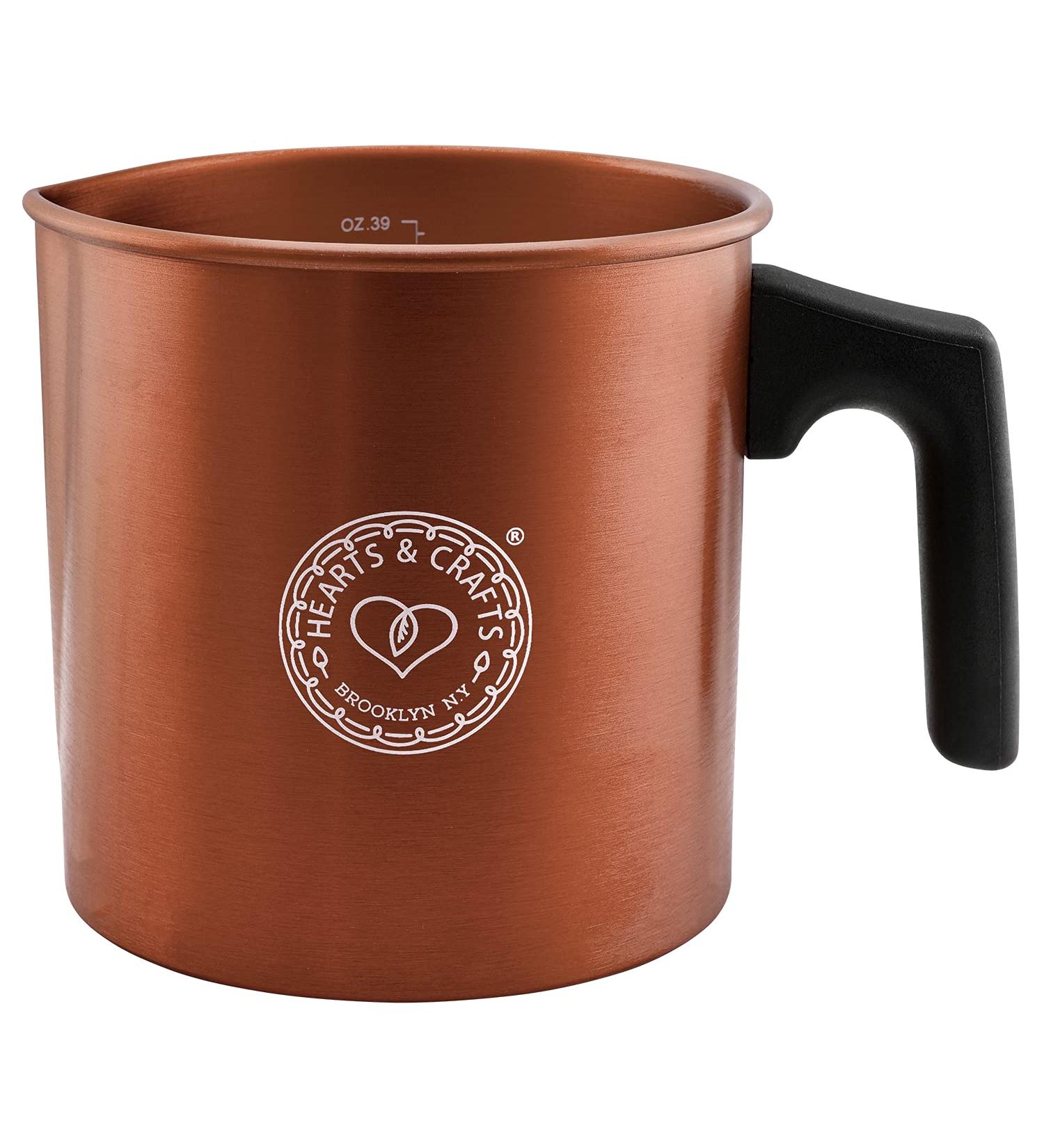 Hearts & Crafts 32oz Aluminum Pouring Pot for 2lb Wax - Copper Color | Perfect for Candle Making, Arts & Crafts - Buy Online on GoSupps.com