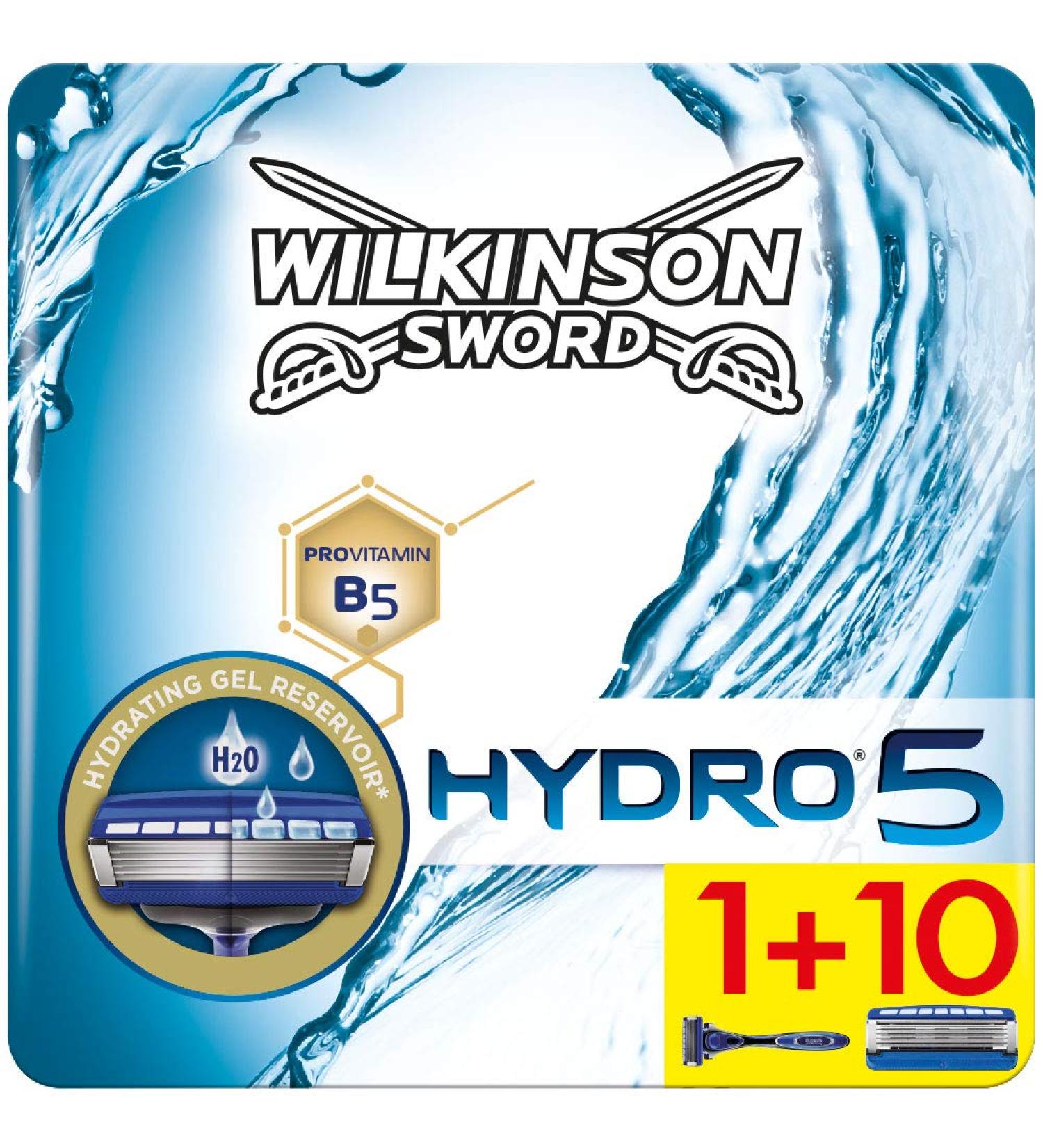 Buy Wilkinson Sword Hydro 5 Men's Razor Starter Set - 10 Blades Blue | International Shipping Available - Buy Online on GoSupps.com