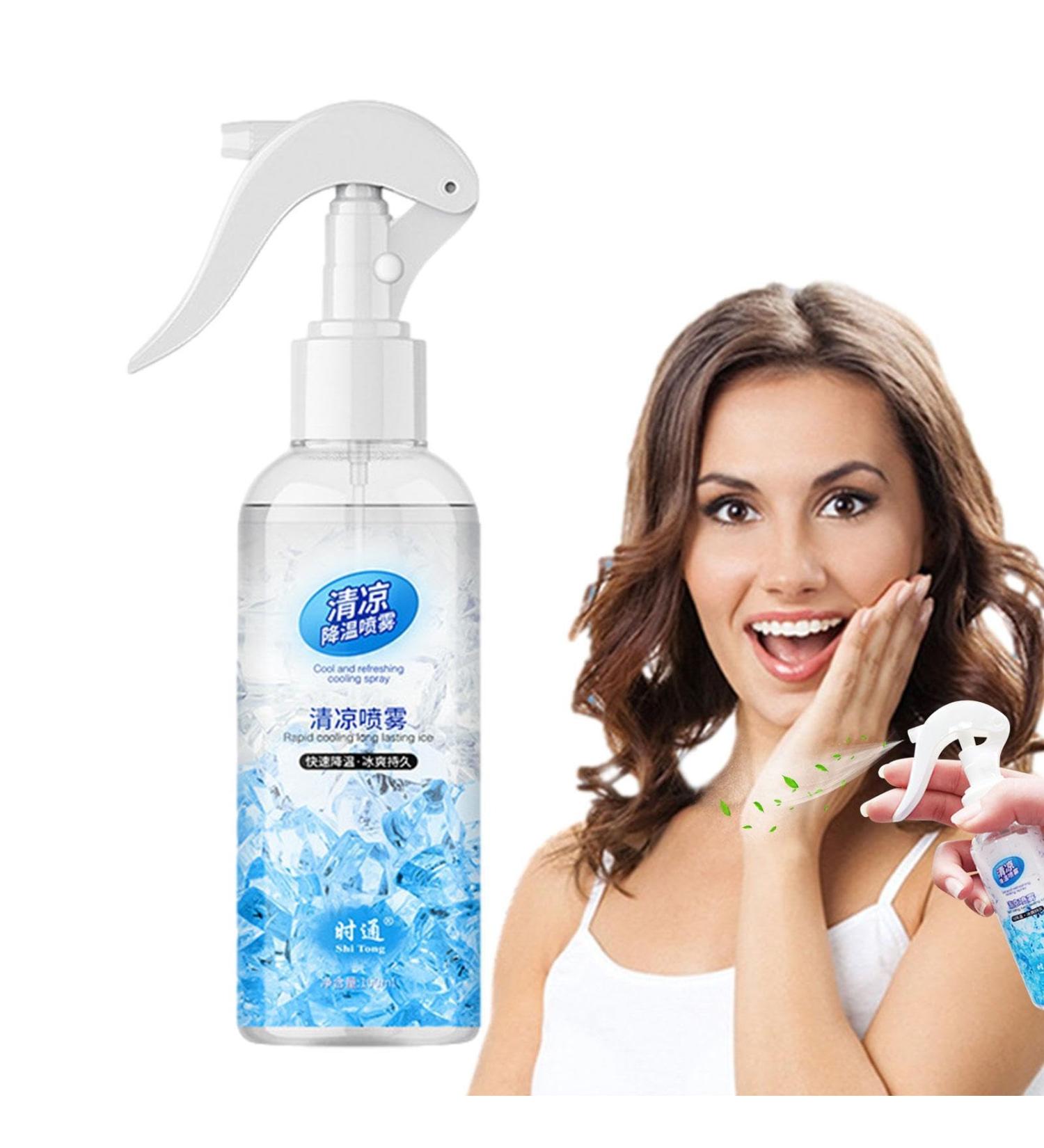 Lesunbak Cooling Spray for Body Cooling Face Mist Soothing and Protective 100ml Spray for Face and Body Summer Cooling Accessories to Keep Cool in the Heat - Buy Online on GoSupps.com