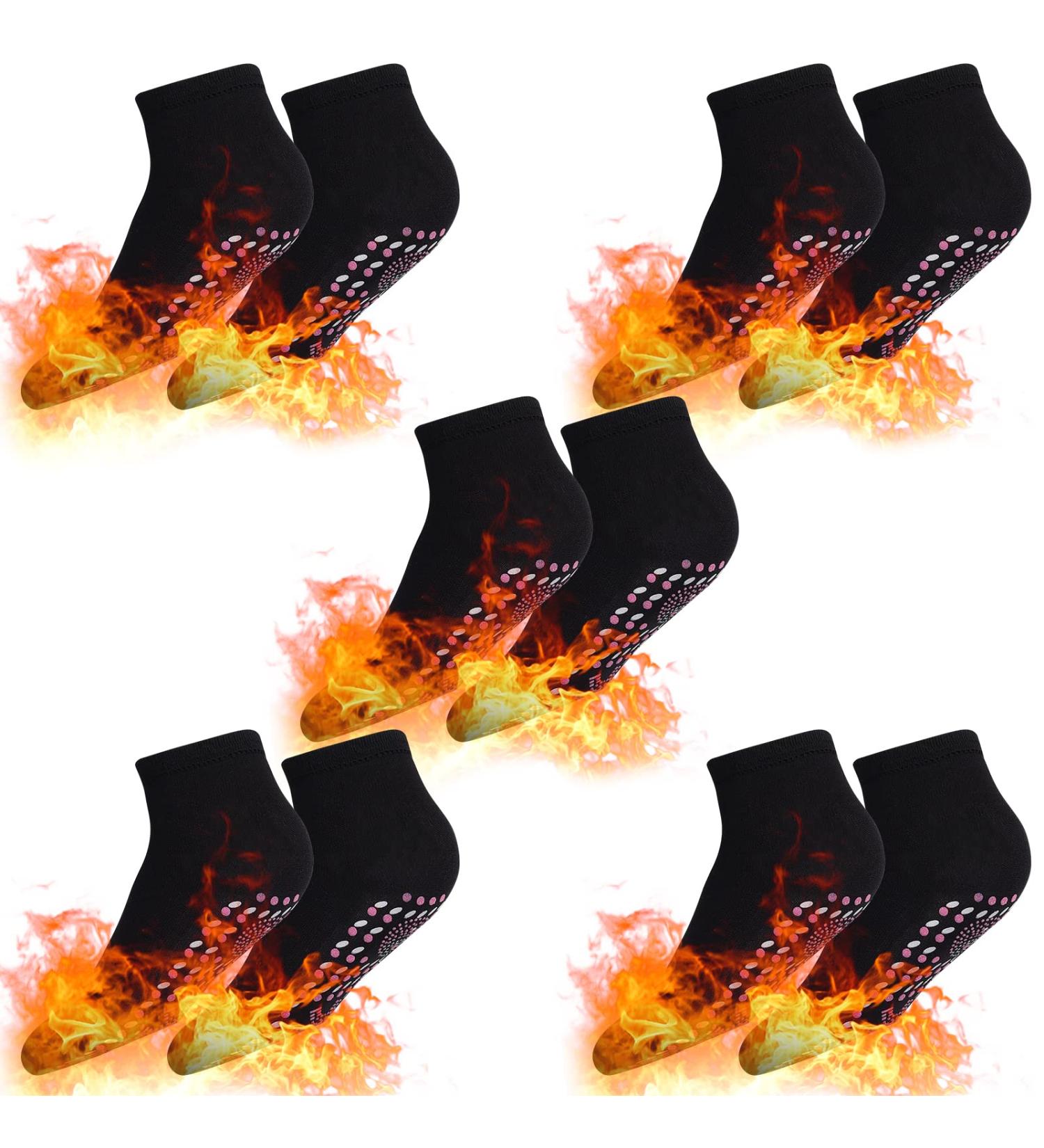 Herefun Self-Heating Socks - 5 Pairs Winter Thermal Heated Socks for Ultimate Warmth & Comfort - Buy Online on GoSupps.com