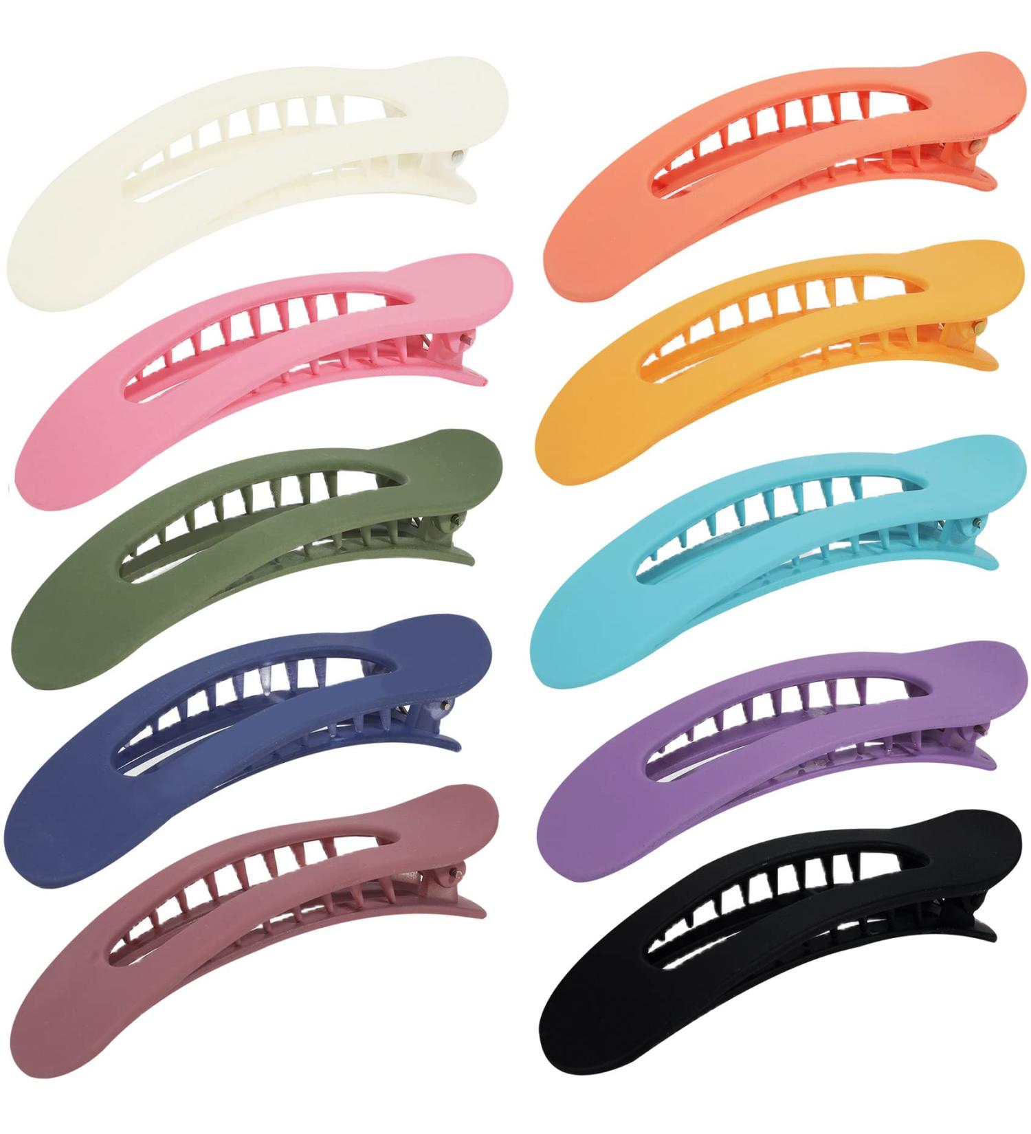 10 PCS Large Flat Hair Clips for Women - Alligator French Clips for Thick Hair Styling - Fashion Accessories & Aesthetic Gifts for Girls - Buy Online on GoSupps.com