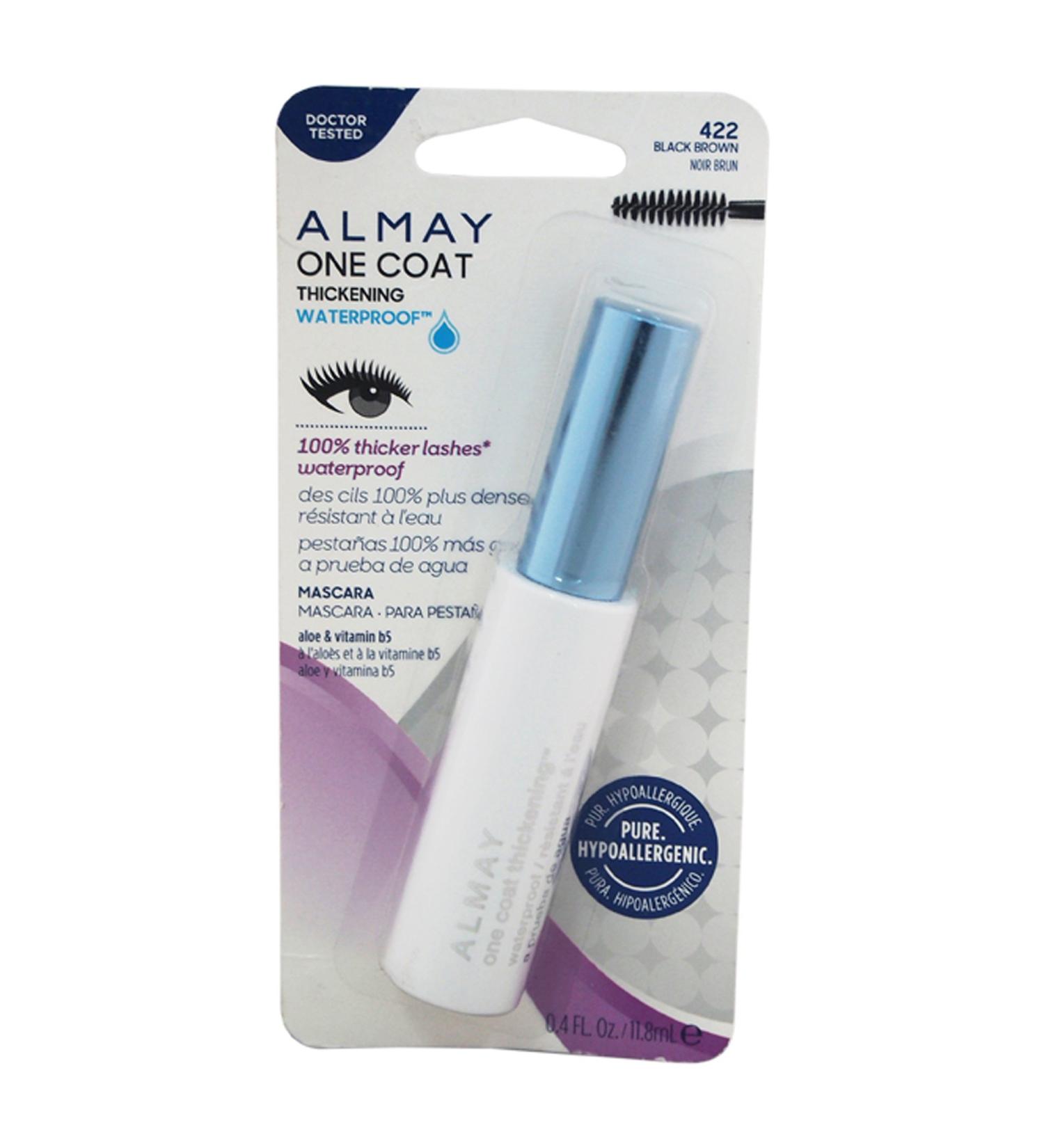 Almay One Coat Nourishing Mascara Thickening Waterproof 422 Black Brown