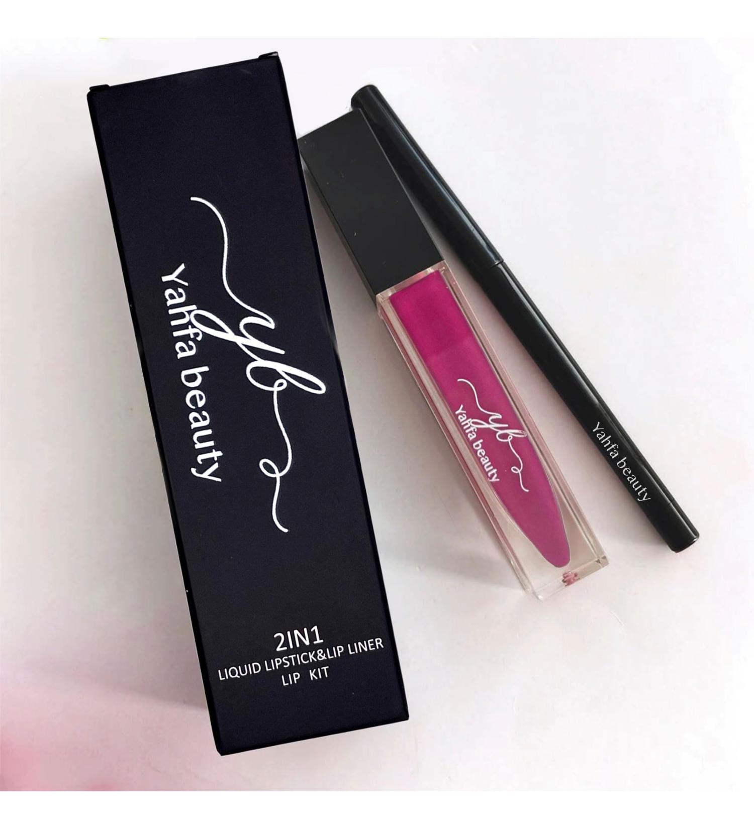 Buy Magenta Lipliner & Matte Liquid Lipstick Kit | All-in-One Lip Makeup - Shop Internationally - Buy Online on GoSupps.com