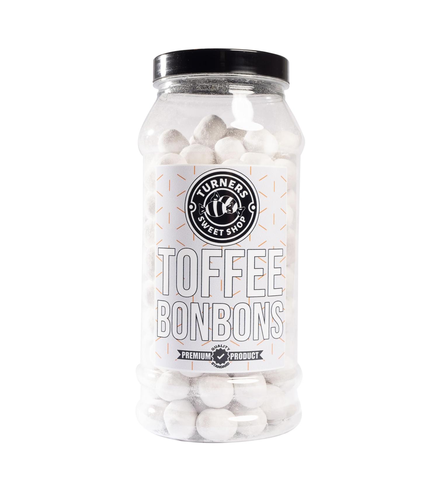 Toffee BonBons - 620g by Turners Sweet Shop Traditional Retro Gift Jar Classic Original Pick & Mix Sweets Quality Confectionary Fantastic Gifts for Him Her or Them