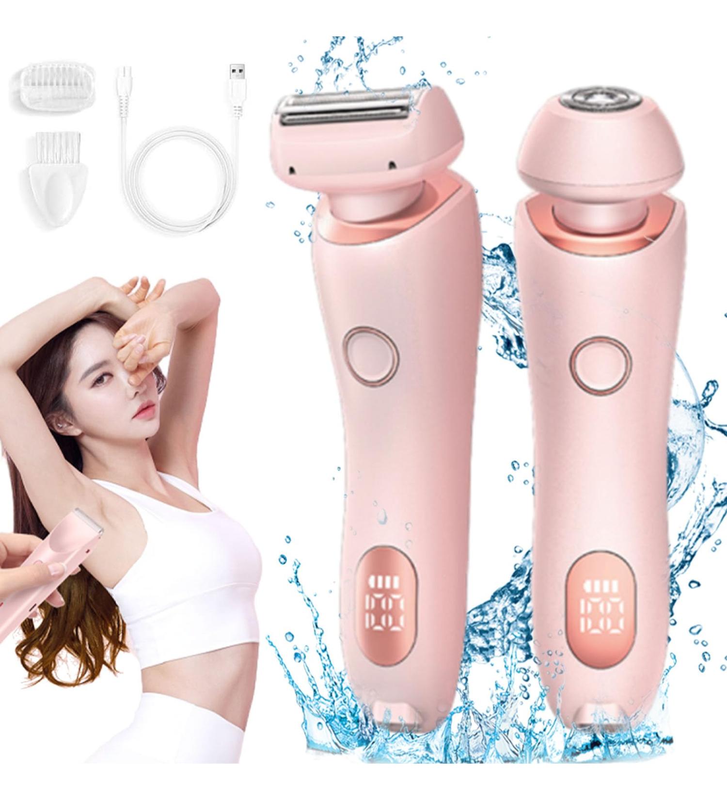 Duskofficial Razor Duskofficial The Glide Pro 3.0 Premium Shaver Wet Dry Razor Electric Double Head 2 In 1 Portable Electric Shaver Razors Ipx7 Waterproof and Rechargeable (Style A Pink) Style A Pink - Buy Online on GoSupps.com