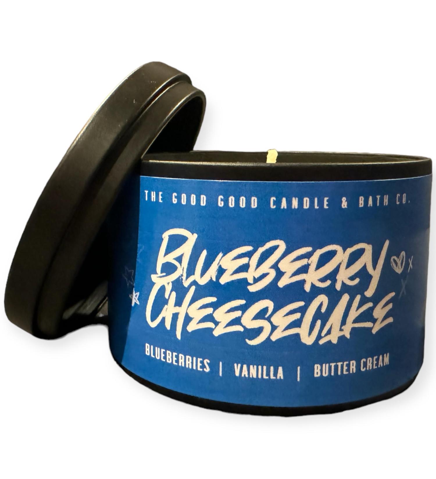 Blueberry Cheesecake Soy Candle - 6oz | The Good Good Candle & Bath Co. | Premium Scented Soy Candles for International Shipping - Buy Online on GoSupps.com
