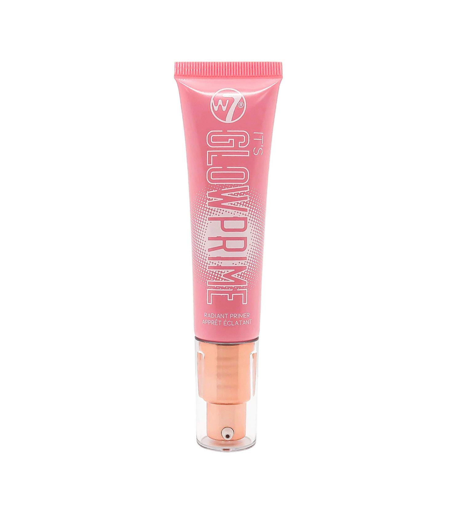 W7 Glow Prime Radiant Face Primer with Hydrating Skin Formula - Watermelon Extract for Blurring Imperfections | Buy Now - Buy Online on GoSupps.com
