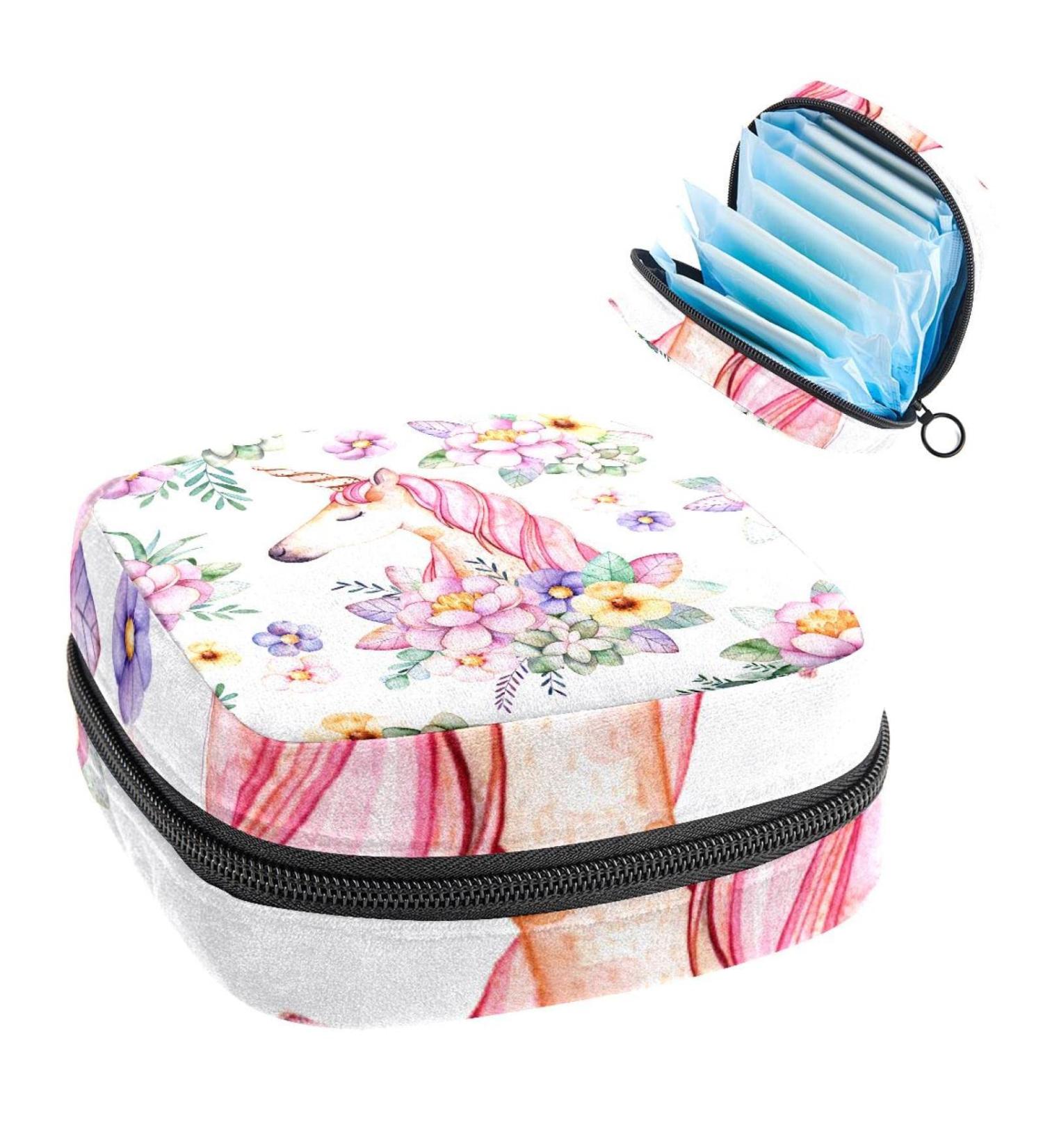GIAPB Period Bag - Sanitary Napkin Storage & Travel Makeup Pouch - Buy Online on GoSupps.com