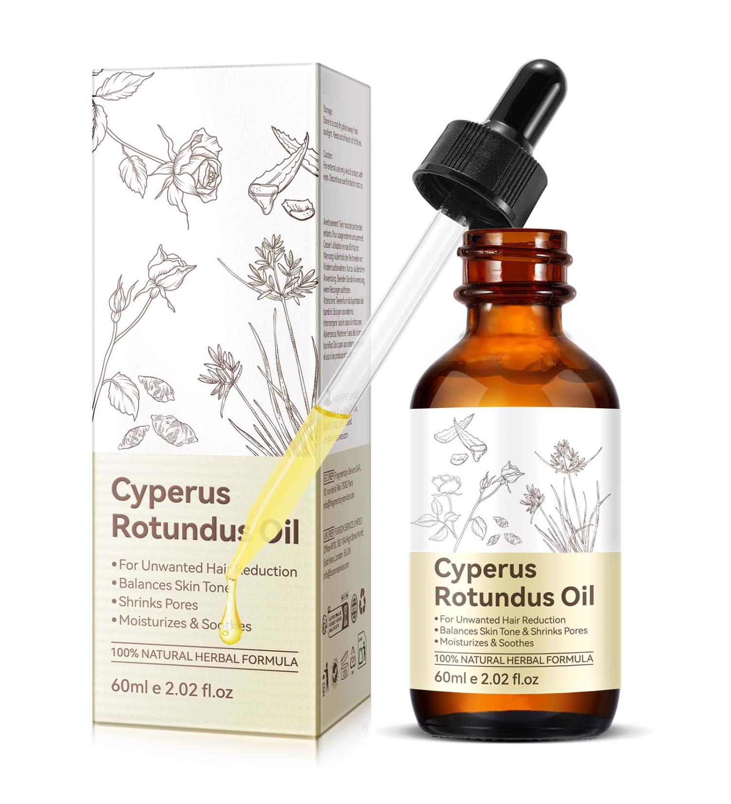  Generisch Cyperus Rotundus Hair Removal Oil 100% Pure Natural Hair for Body and Face for Women Reduces Unwanted Hair Growth After Sha - Buy Online on GoSupps.com