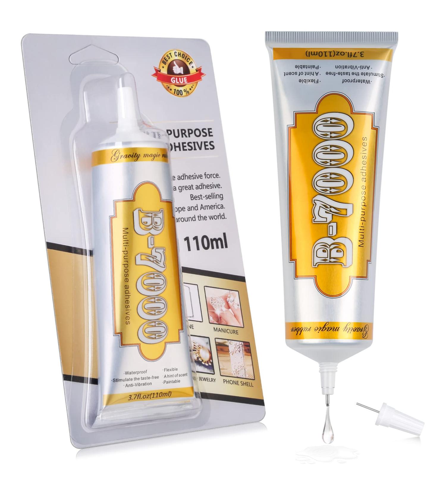 B7000 Rhinestone Jewelry Glue Clear - 3.7 fl oz Multi-Function Adhesive for Hobby Models, Crafts, Fabric, Shoes - Buy Online on GoSupps.com
