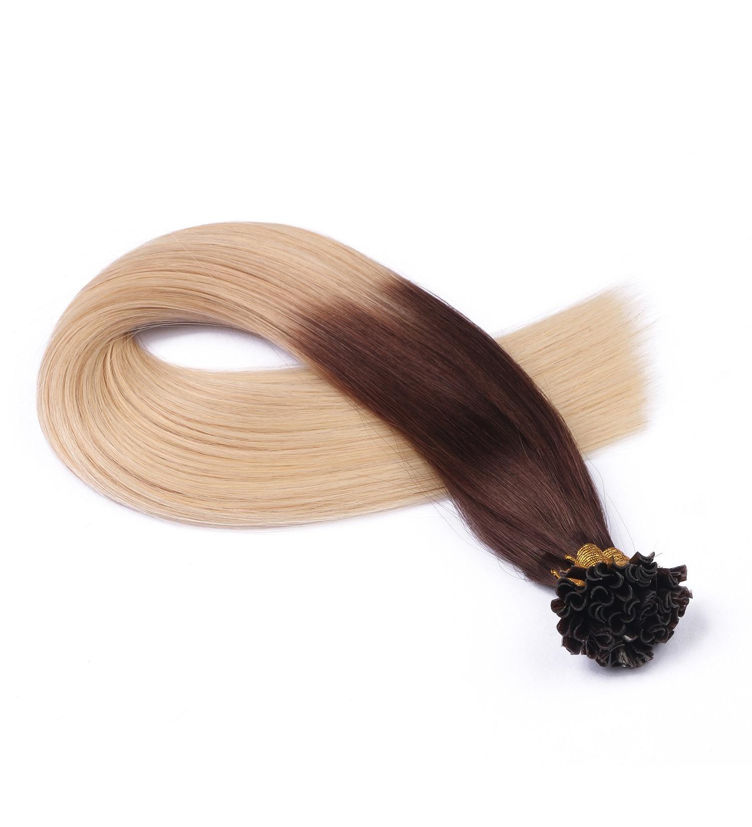 Shop High-Quality Keratin Bonding #2/60 Ombre U-Tip Hair Extensions - 50cm 150 Strands of 100% Remy Real Hair by Novon - 75g - Buy Online on GoSupps.com
