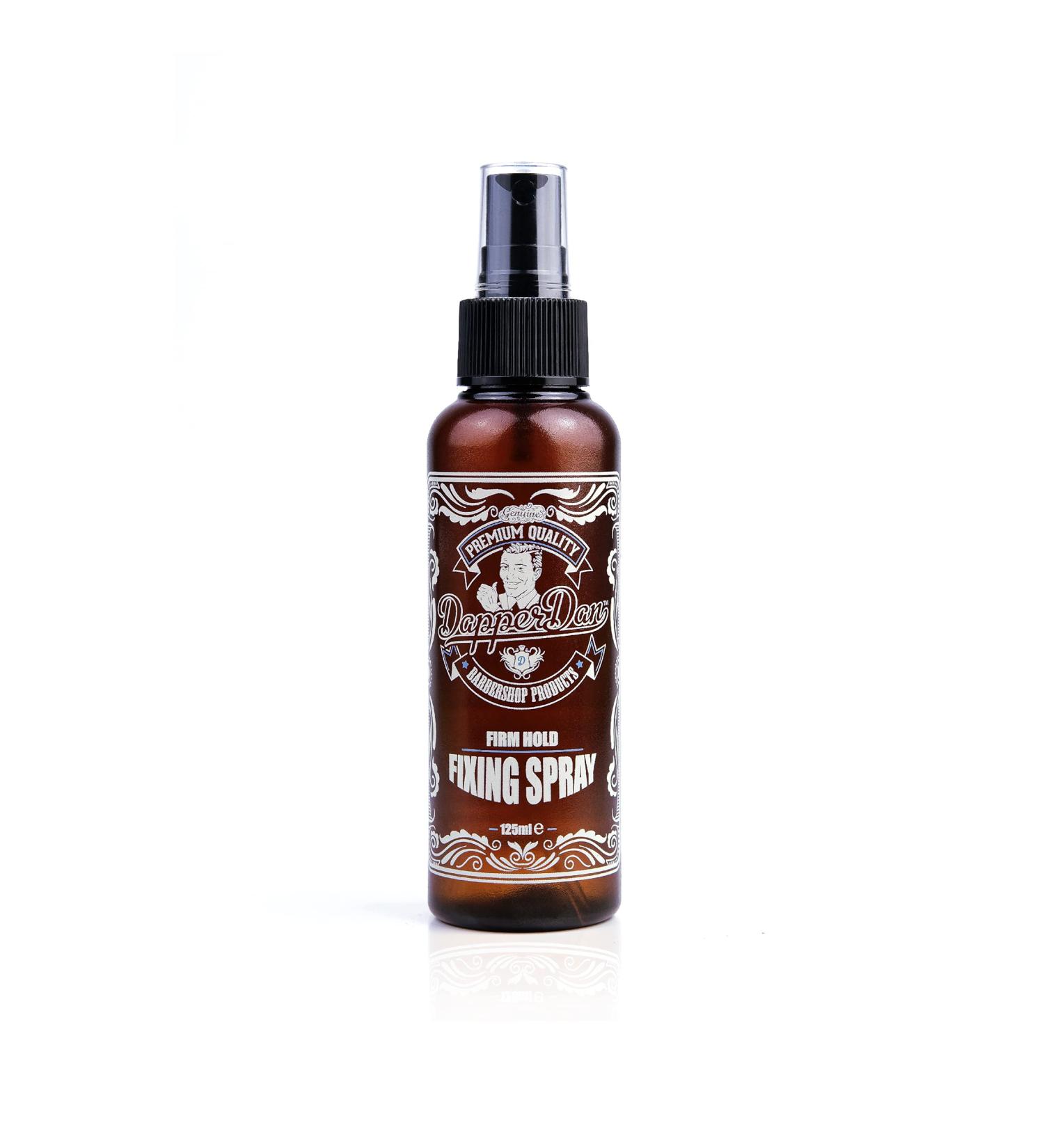 Dapper Dan Fixing Hairspray Mens Hairspray For A Long Lasting Extra Strong Hold Firm Hold Hairspray With A Citrus Scent 1 x 125 ml