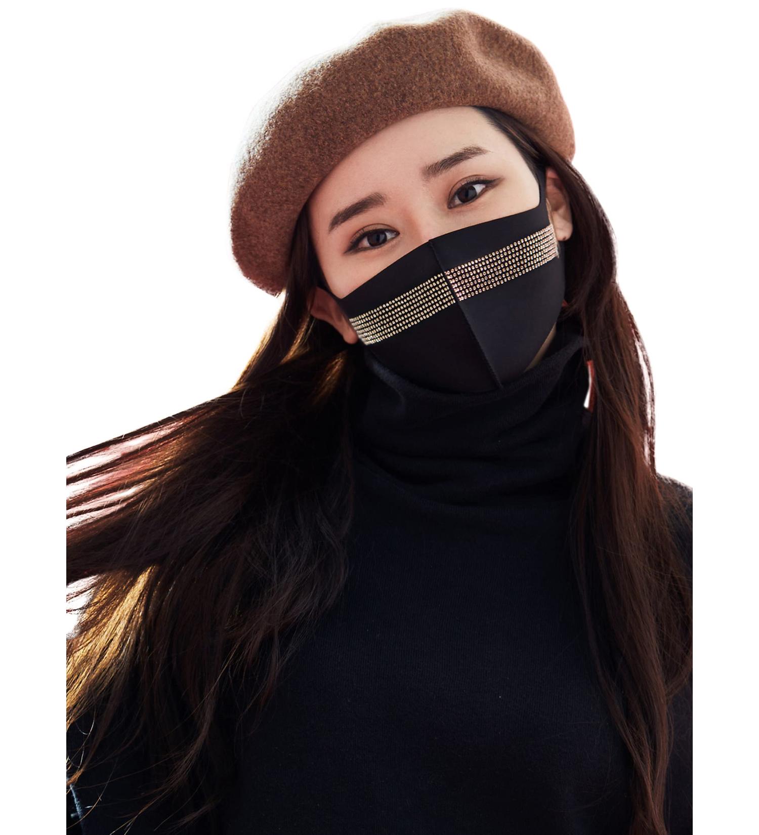 LOOKA Protective Fashion Crystal Mask - Washable & Reusable | Comfortable AG Astro Gold (Small Medium) - Shop Internationally - Buy Online on GoSupps.com