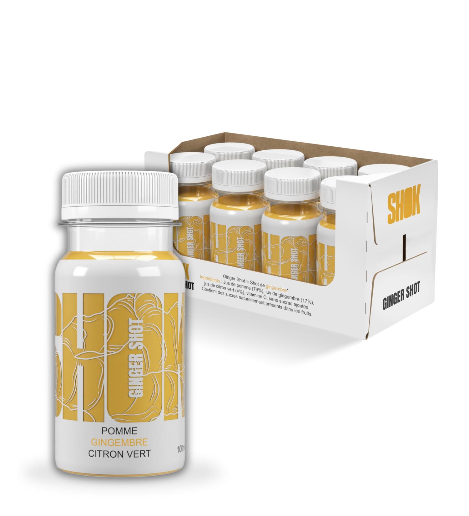 Shot SHOK powerful in ginger! Special offer Dry January: buy 2 get 1 free!! No added sugar I No additives I Sa - Buy Online on GoSupps.com