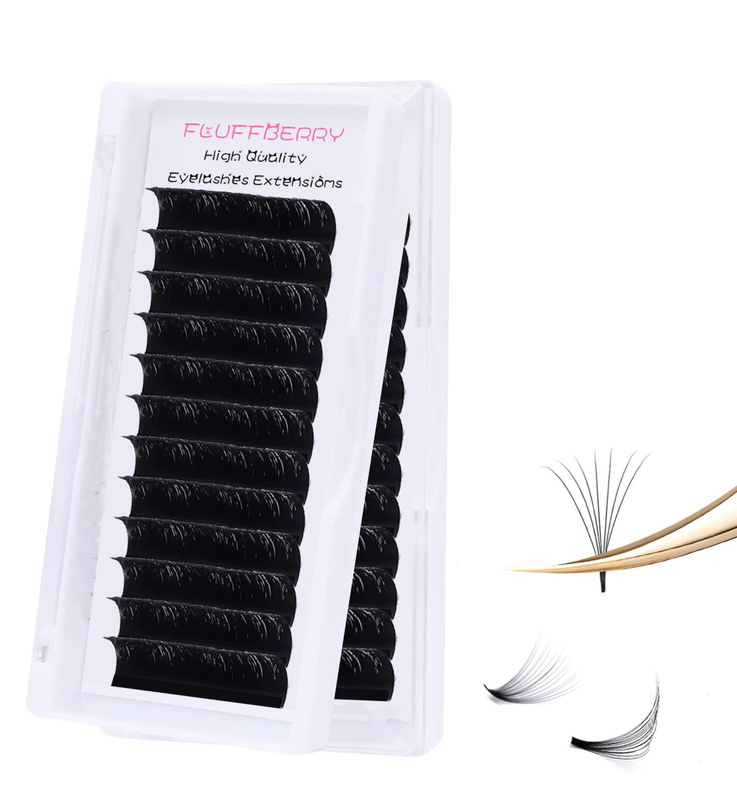 Easy Fan Lashes Eyelash Extensions - 0.03 0.05 0.07 Rapid Blooming C/DD Curl - Volume Lashes 8-20mm | International Shipping - Buy Online on GoSupps.com