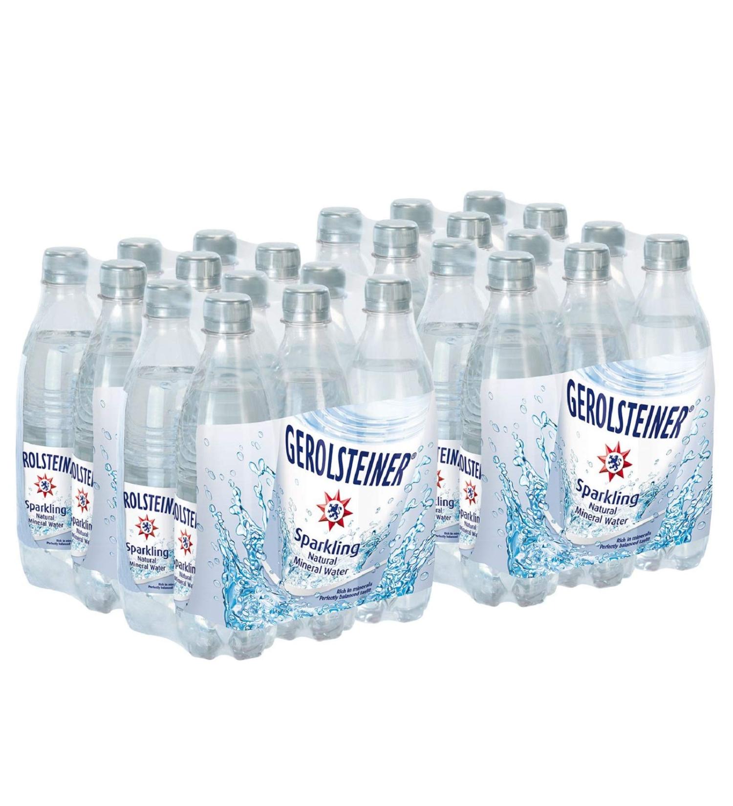 Gerolsteiner Naturally Sparkling Mineral Water, 16.9 Fl Oz (Pack of 24)