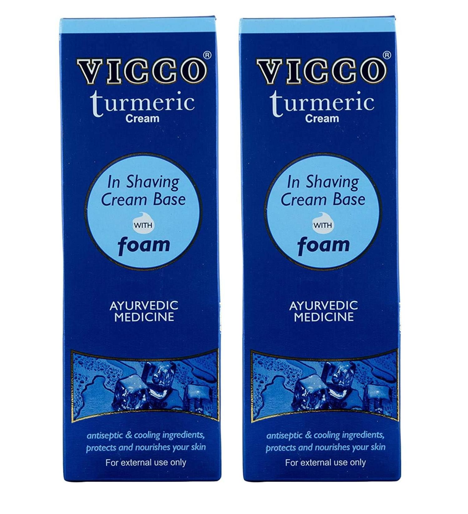 VIC CO Turmeric Shaving Cream And Foam(Pack Of 2) - Buy Online on GoSupps.com