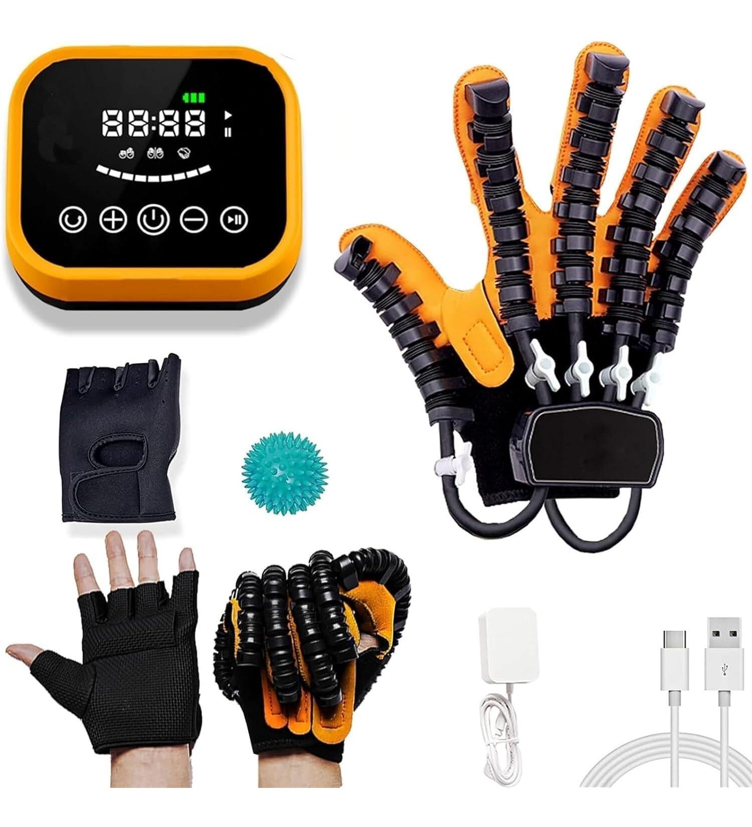 Rehabilitation Robot Gloves Rehab Orthosis Finger Hand Function Rehabilitation Trainer Stroke Hand Rehabilitation Gloves for Arthritis Patients RecoveryRehab Orthosis Orange XL-Rechte Hand Orange XL-Rechte Hand - Buy Online on GoSupps.com