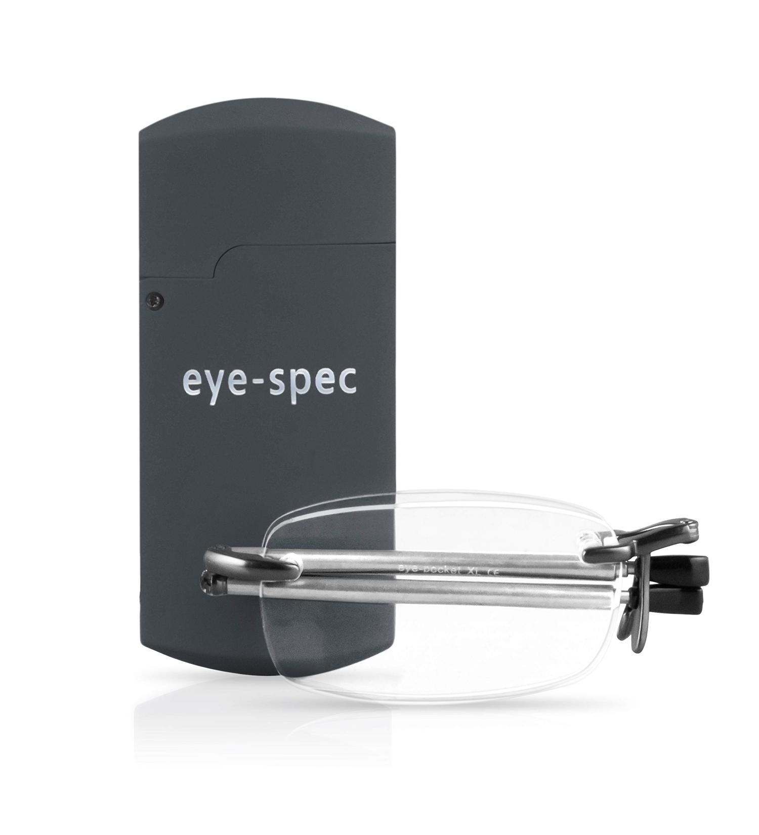 Eye-Spec Foldable Reading Glasses +1.75 | Ultra-Light Frameless Design in 7 Colors | Compact Case Included - Buy Online on GoSupps.com