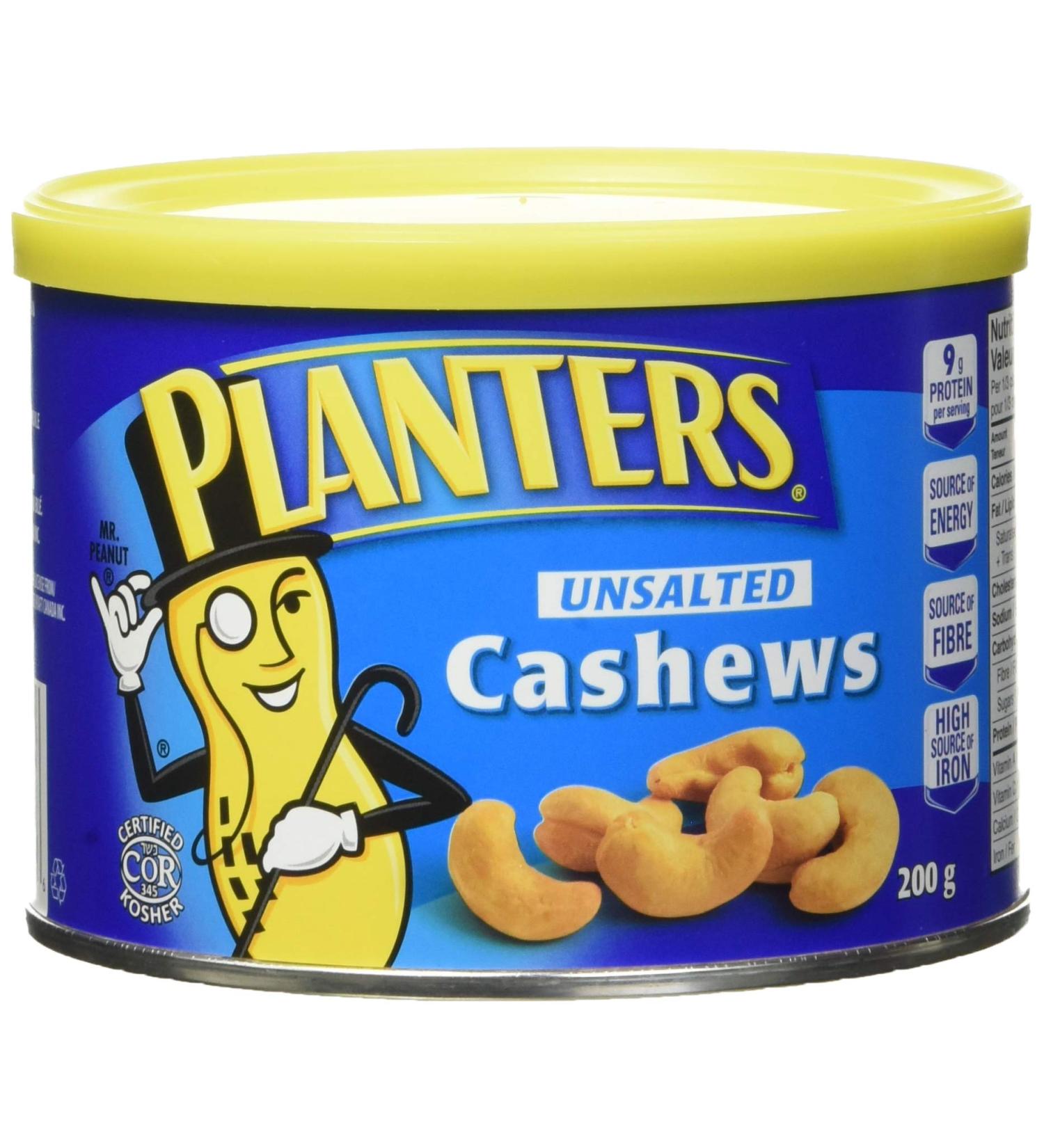 Planters Cashews Unsalted 200g - Buy Online on GoSupps.com