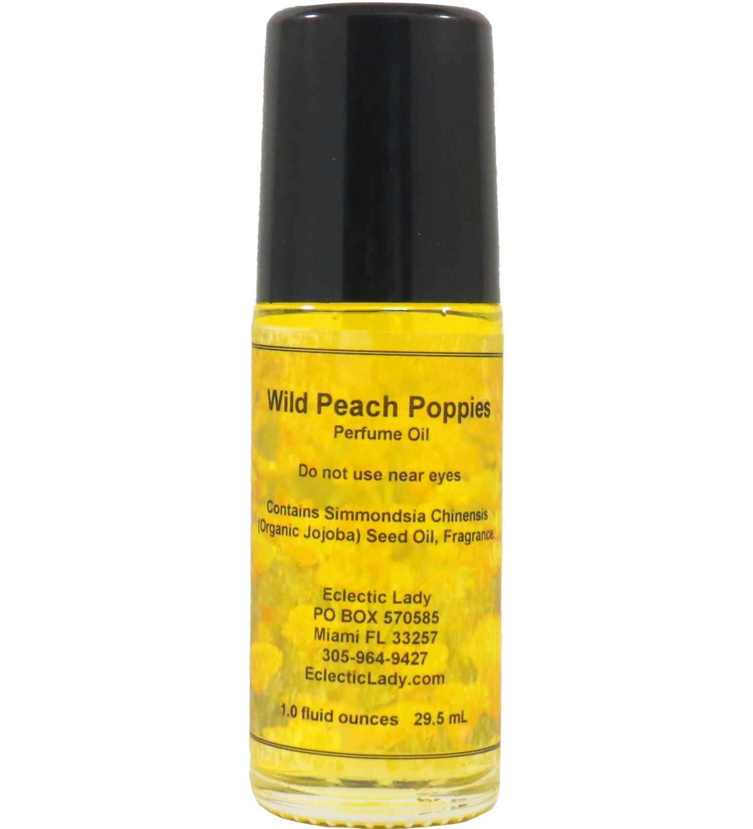 Wild Peach Poppies Perfume Oil 1.0 Oz Portable Roll-On Fragrance with Long-Lasting Scent Delightful Essential Oils and Jojoba Oil For Daily Use 1 Fl Oz (Pack of 1) - Buy Online on GoSupps.com