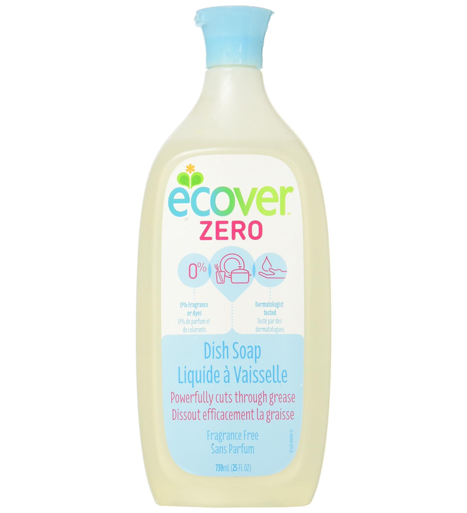 Ecover Fragrance-Free Natural Plant-Based Liquid Dish Soap - 25 oz | Eco-Friendly Cleaning Solutions - Buy Online on GoSupps.com