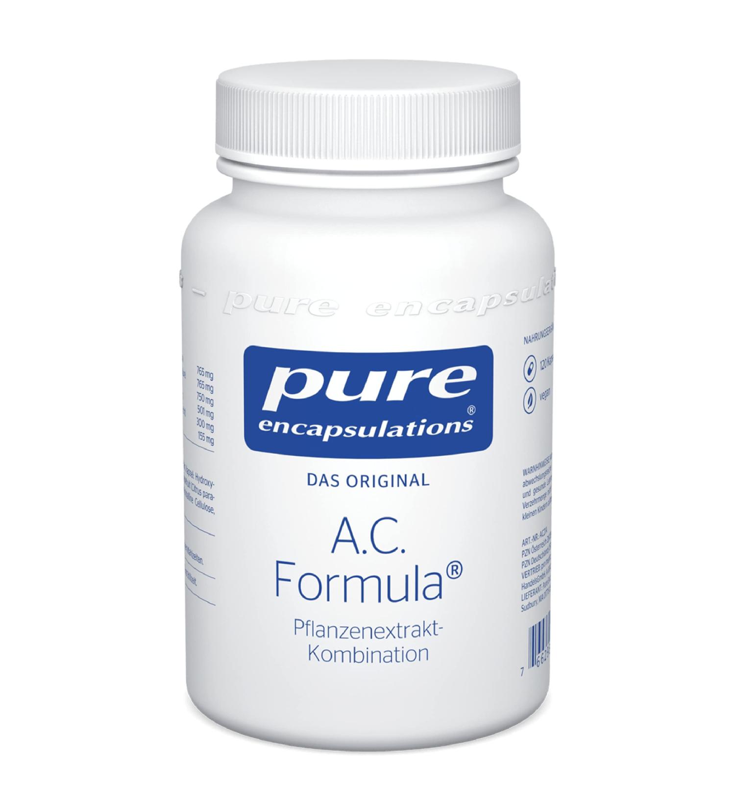  Pure Encapsulations Pure Encapsulations - Formula A.C. - 120 capsules - Buy Online on GoSupps.com