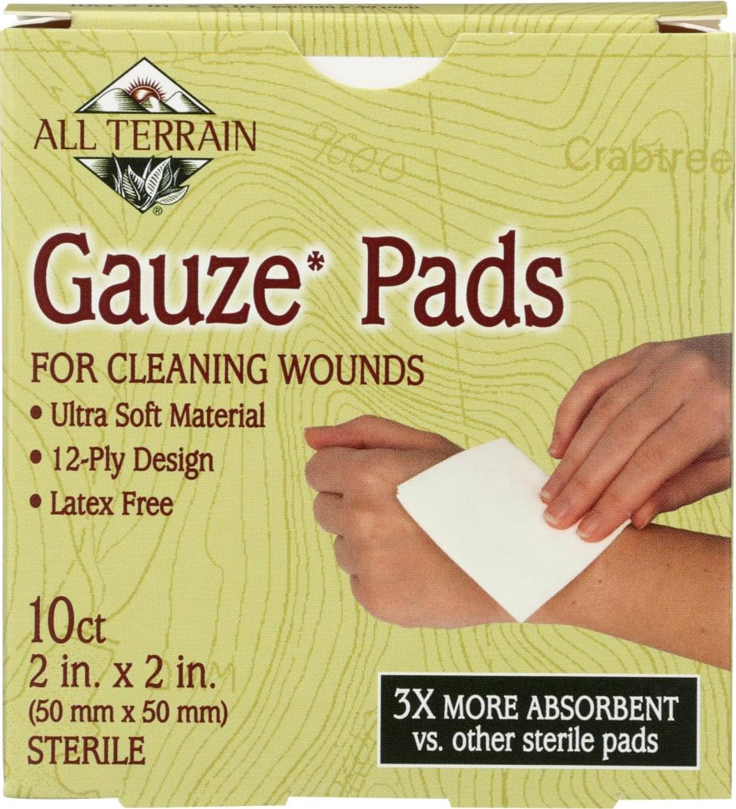 Buy All Terrain Gauze Pads 2x2 - 10 CT | International Shipping Available - Buy Online on GoSupps.com