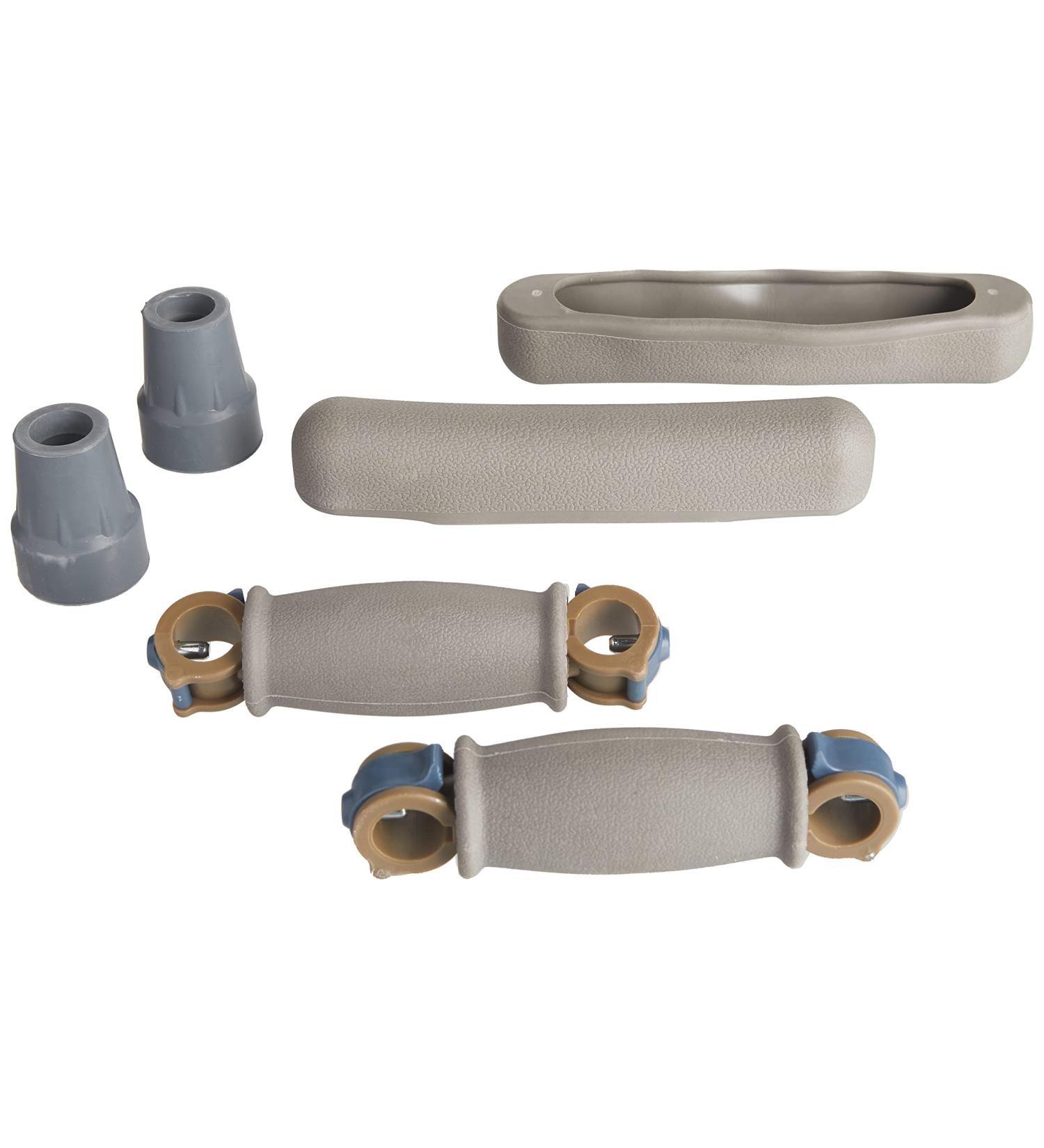 Drive Medical Crutch Accessory Replacement Kit - Universal Crutches, Gray - Buy Online on GoSupps.com