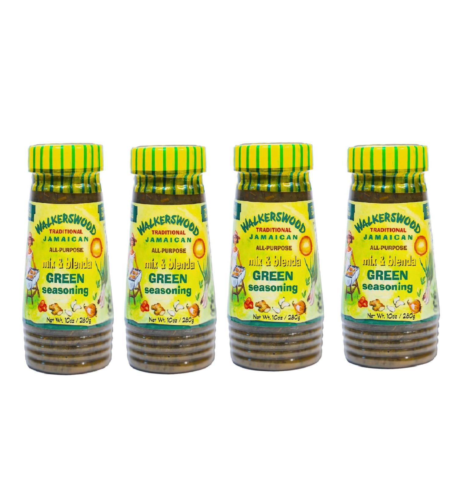 Walkerswood Traditional Jamaican Green Seasoning 280g (Pack of 4) in a Premier Life Store Box - Buy Online on GoSupps.com