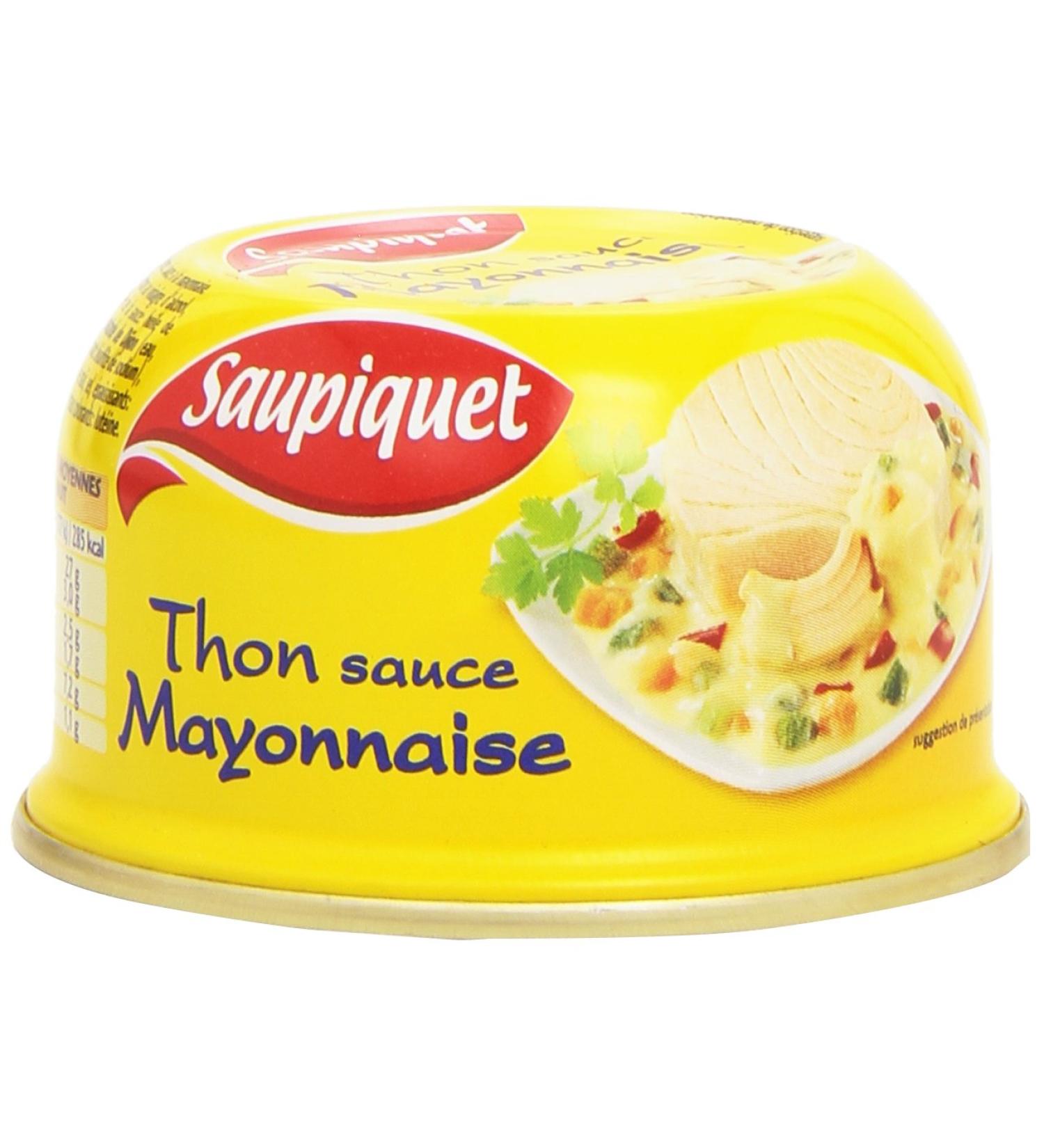 Saupiquet Tuna Mayonnaise Sauce 2 Cans of 135 g - Buy Online on GoSupps.com