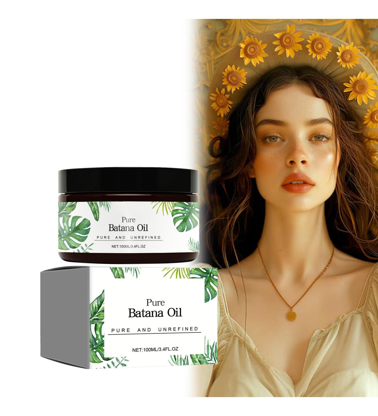 Raw Batana Oil for Hair Growth Hair Butter with Pure Batana Oil Natural Hair Growth Oil Effective Against Regional Alopecia Soothe Scalp 100ml - Buy Online on GoSupps.com