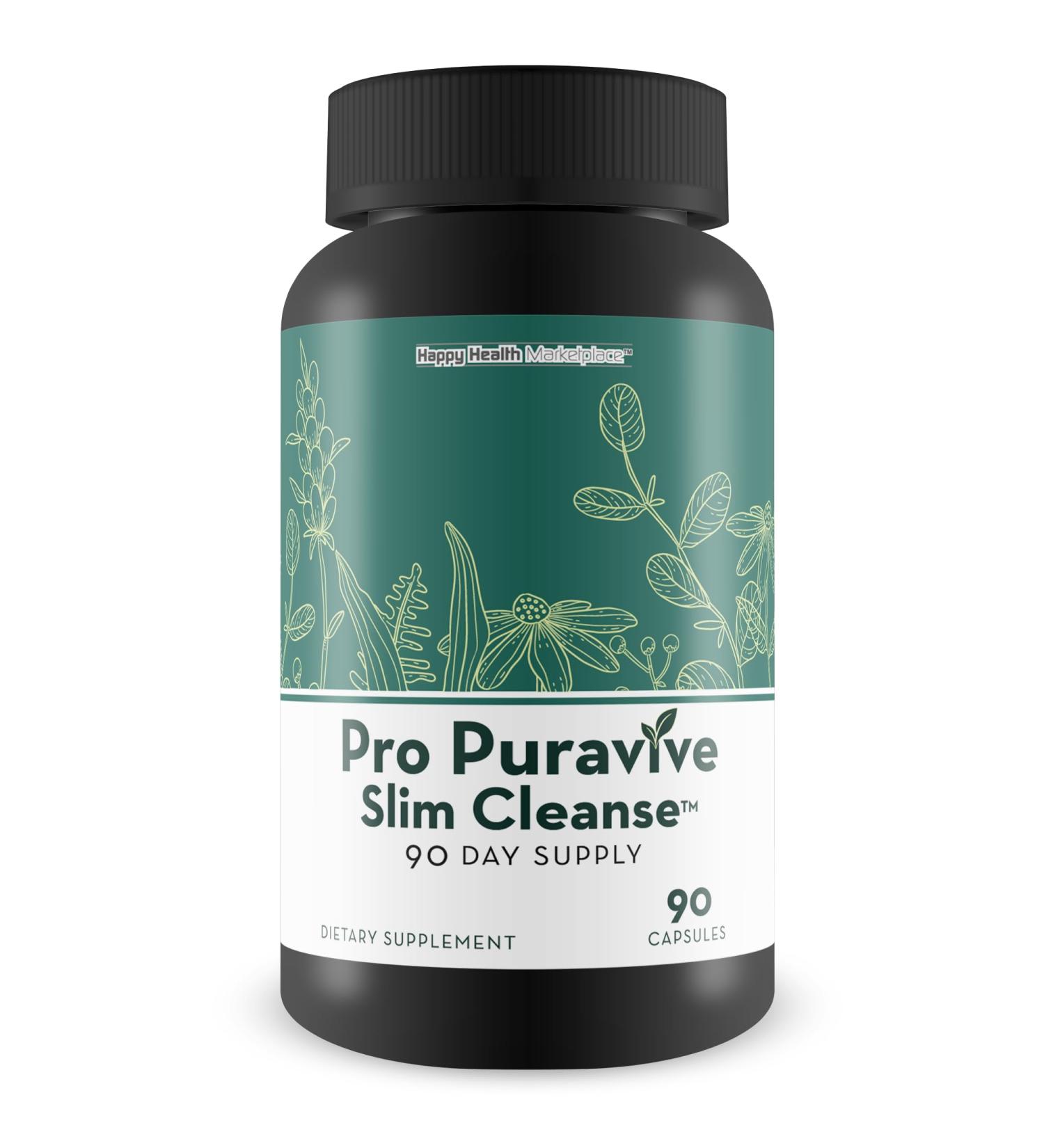 Pro Puravive Slim Cleanse - 90 Day Supply | Gentle Full Body Detox for Men & Women | Best Detox Cleanse for Weight Loss - Buy Online on GoSupps.com