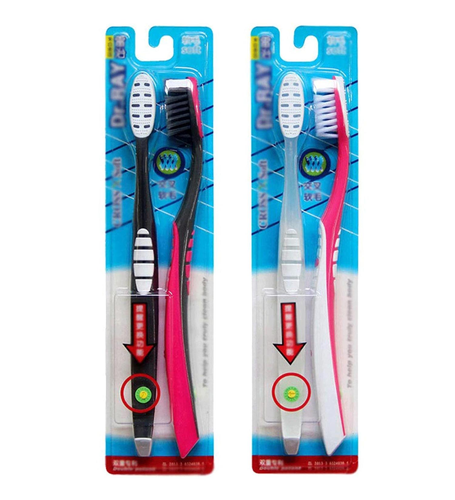Wxpjmdfc 4-Pack Toothbrushes for Men | Deep Cleaning & Plaque Removal | Tongue Cleaner Included - Buy Online on GoSupps.com