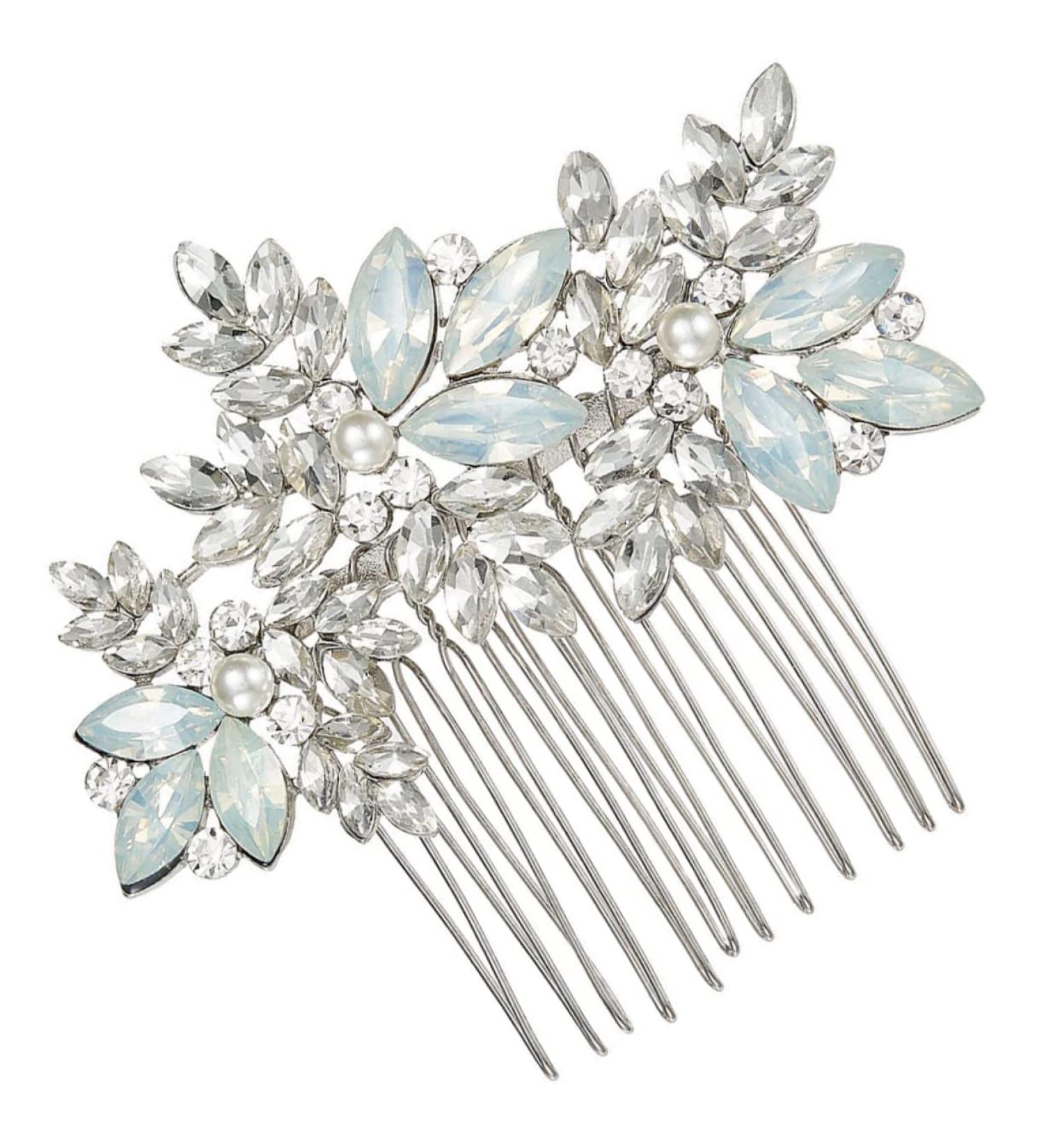 Beavorty comb Wedding Hair Accessories for Brides Bridal Hair Decor Bridal Headpieces for Wedding Bride Wedding Headdress Bride Headdress European and American decorate alloy - Buy Online on GoSupps.com