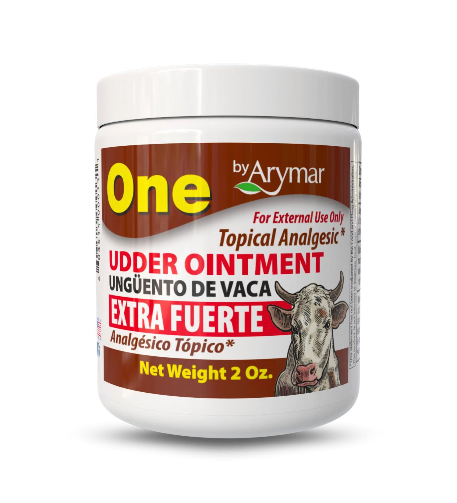 Arymar Udder Ointment  Topical Analgesic Cream for Muscle & Joint Relief 2 oz  - Buy Online on GoSupps.com