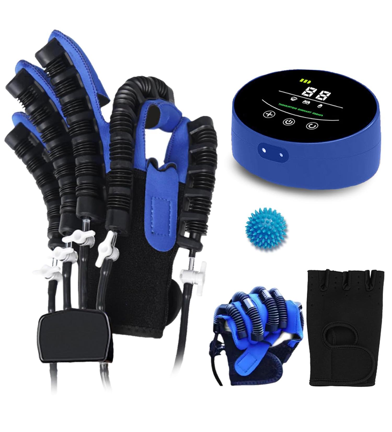 Rehabilitation Robot Gloves for Stroke Hemiplegia Patients Traitement Des Dysfonctionnements de Main Hand Exerciser Aids Robotic Rehab Glove(A:Left Hand B:Right Hand) - Buy Online on GoSupps.com