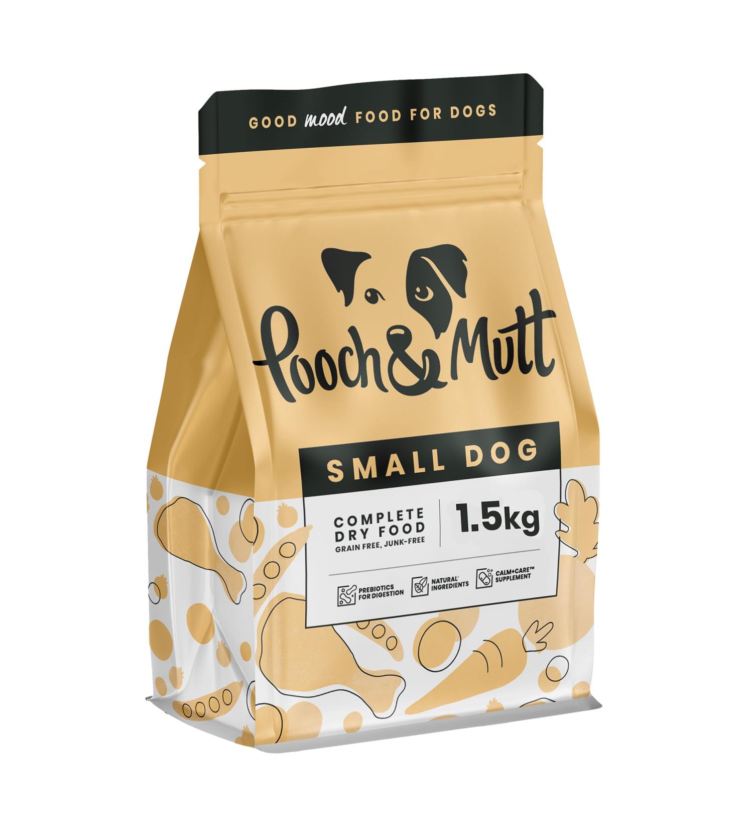 Pooch & Mutt - Complete Small Dry Dog Food (Grain Free) Superfood Blend 1.5kg Small Dry Food 1.5kg - Buy Online on GoSupps.com